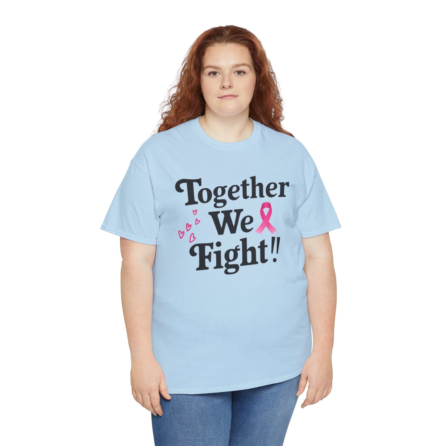 Together We Fight Unisex Heavy Cotton Tee