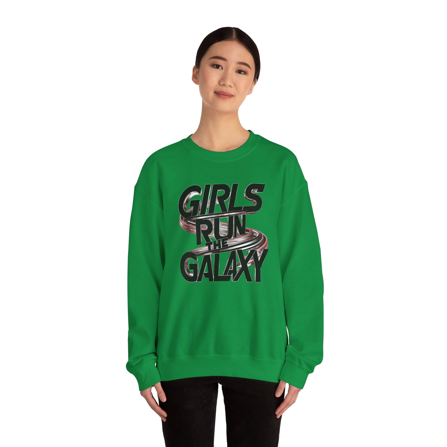 Girls Run The Galaxy Unisex Heavy Blend™ Crewneck Sweatshirt