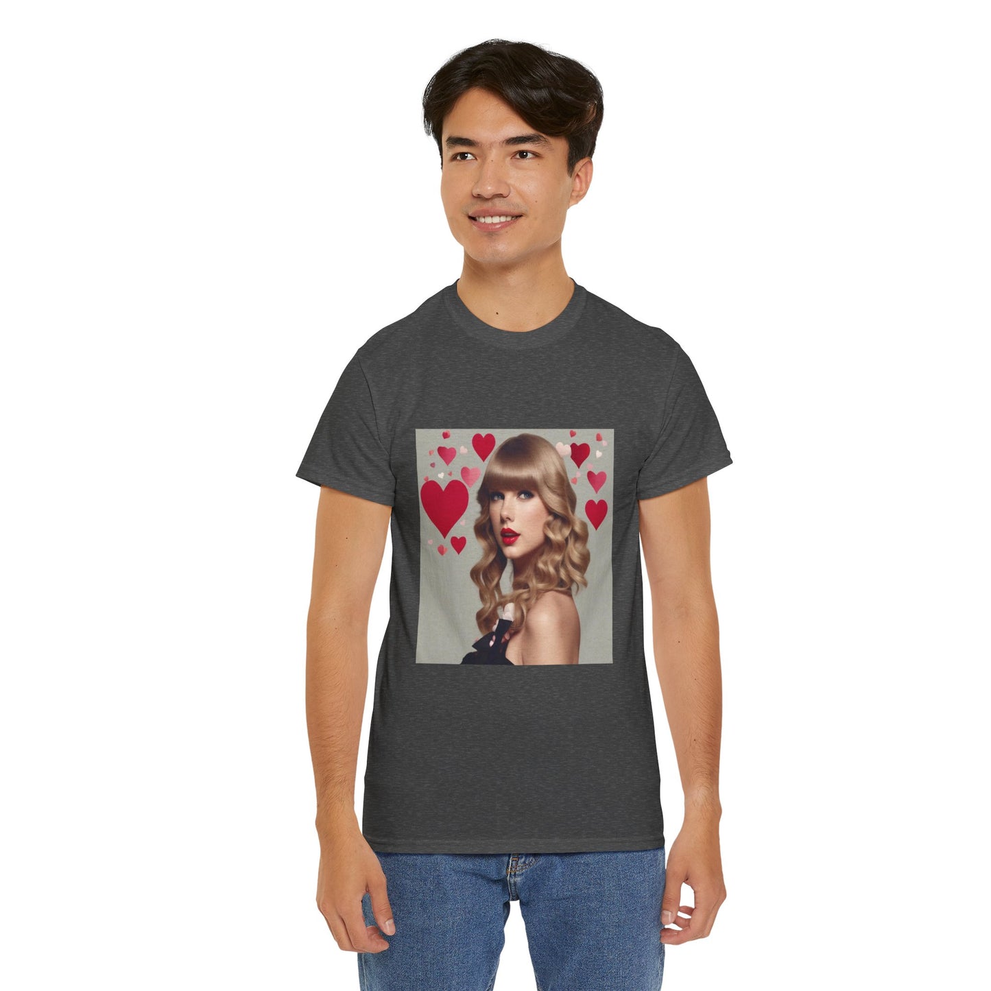 Taylor Swift T Shirt with Hearts
