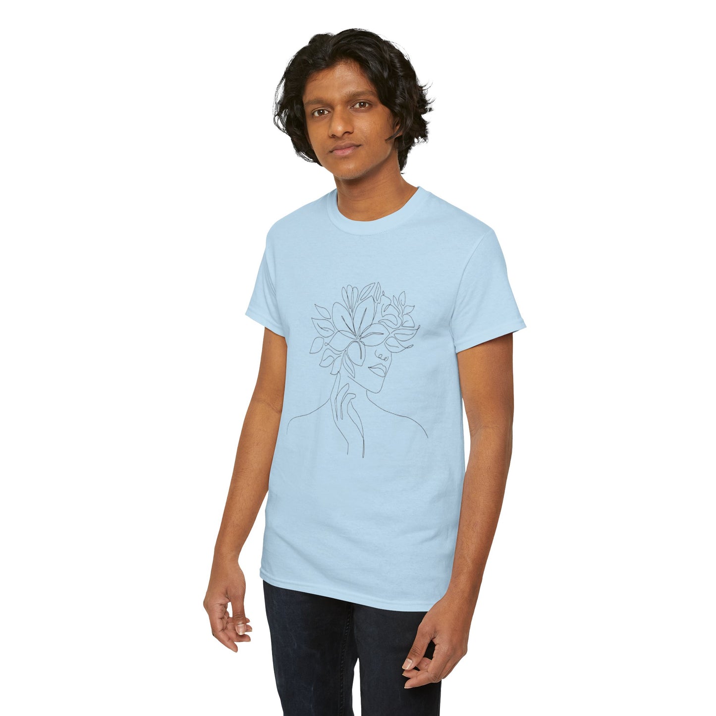 Women Artwork T Shirt with Hearts