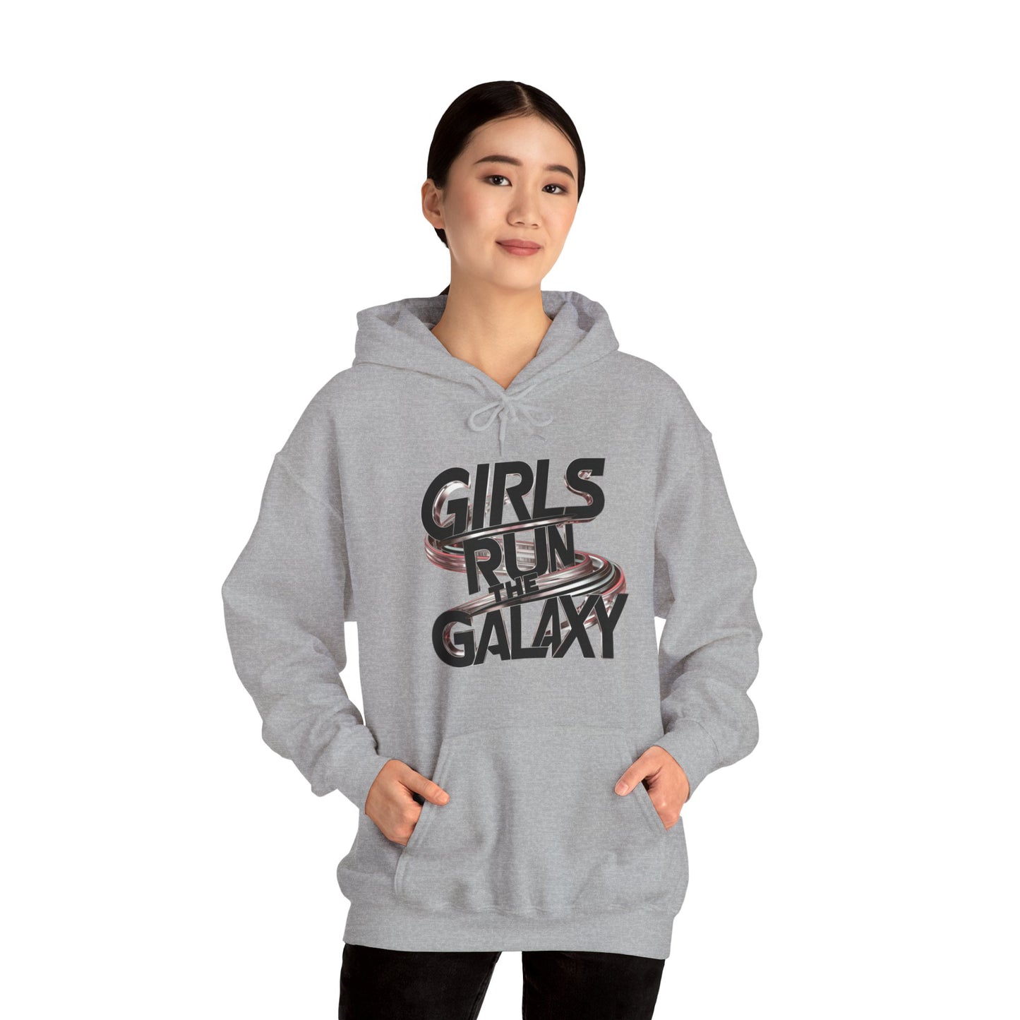 Girls Run Printed Unisex Heavy Blend™ Hooded Sweatshirt