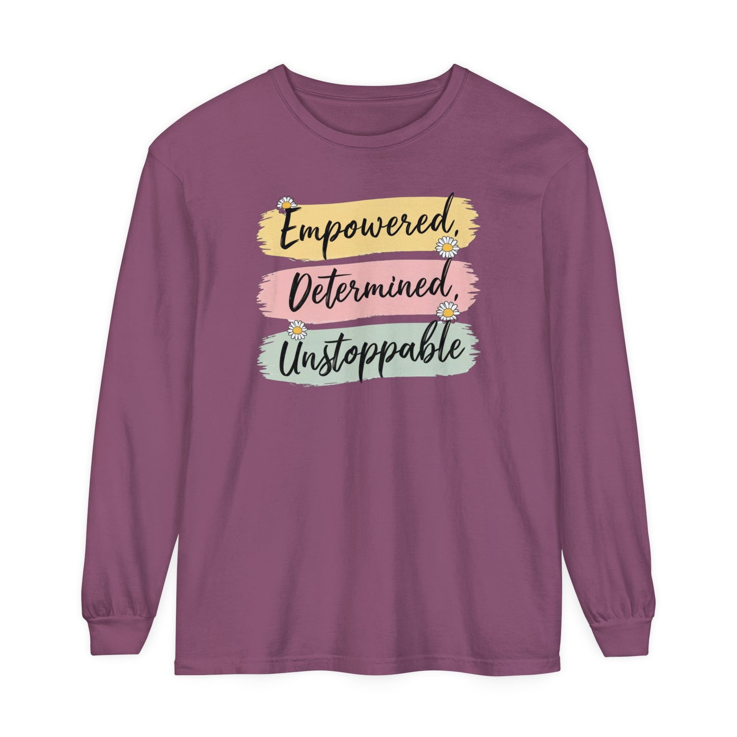 Empowered Women Garment-dyed Long Sleeve T-Shirt