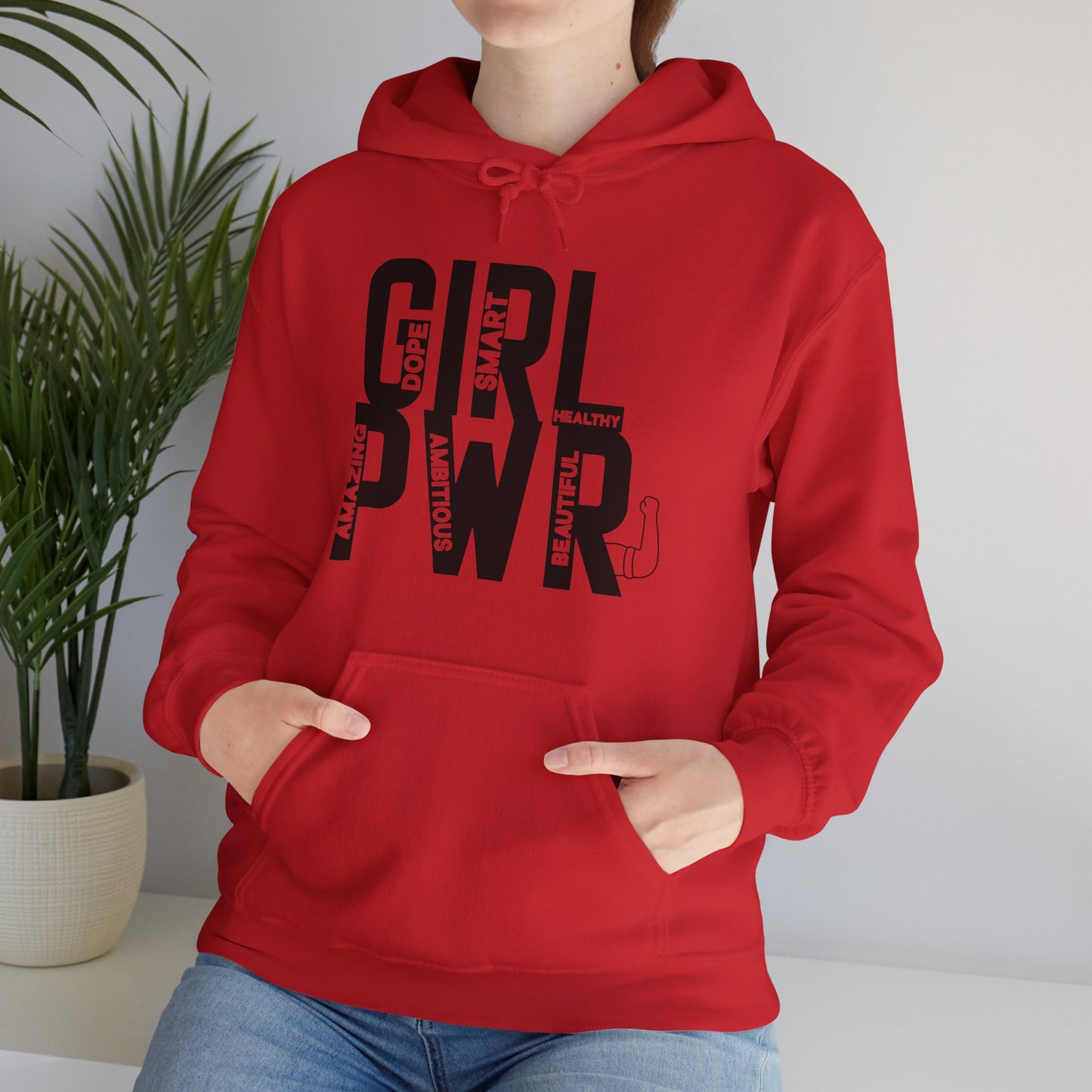 Girl PWR Unisex Heavy Blend™ Hooded Sweatshirt