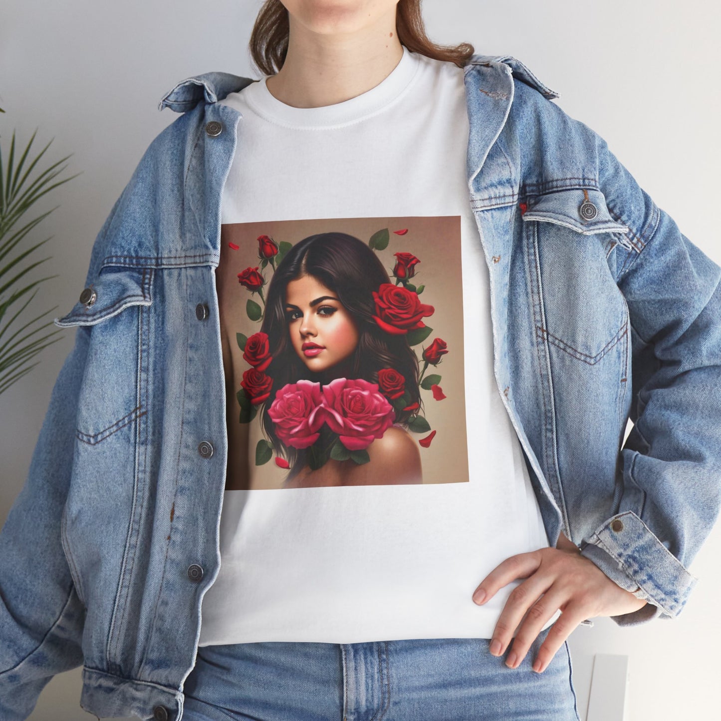 Selena Gomez T Shirt with Hearts