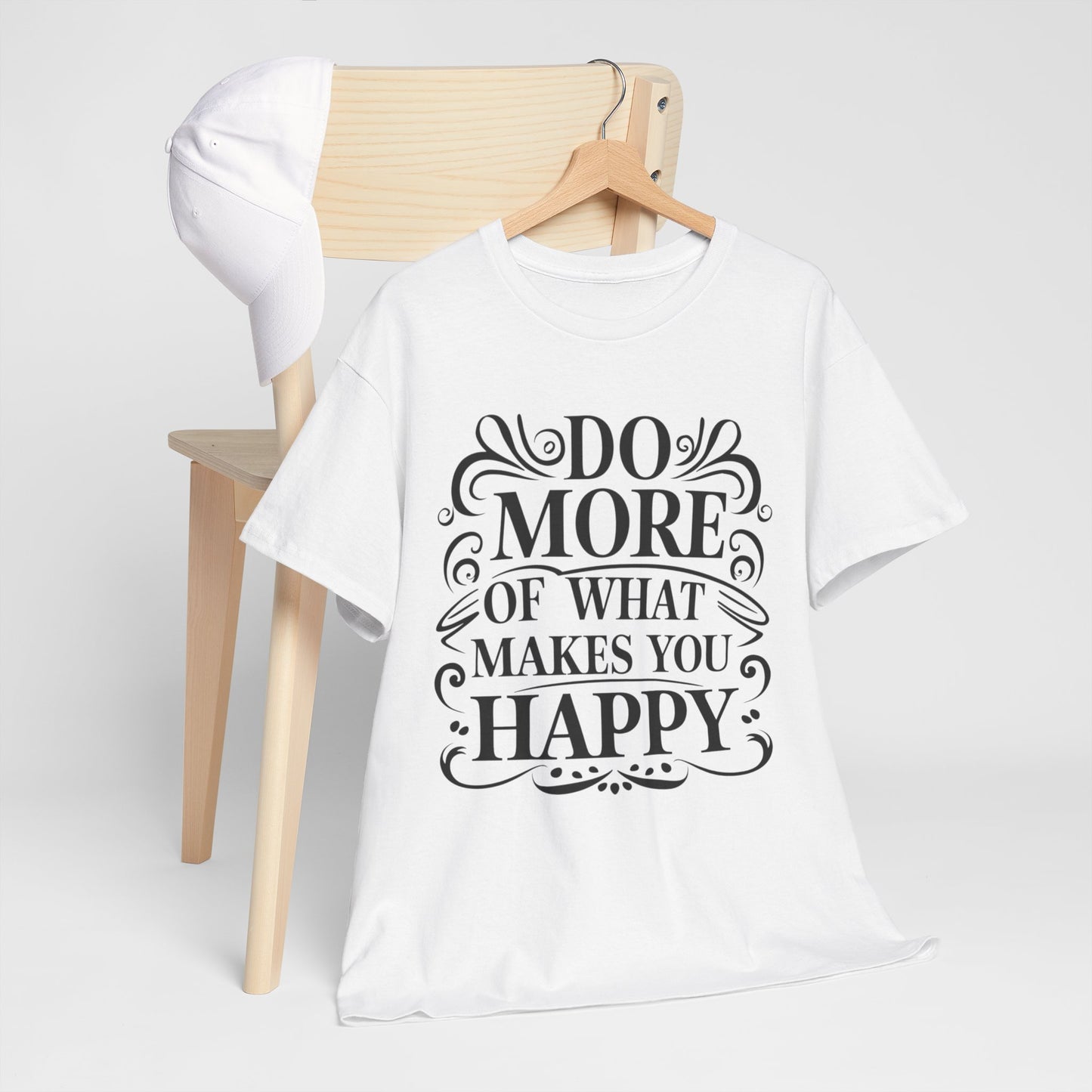 Do More Of What Printed T Shirt with Hearts