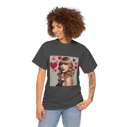 Taylor Swift T Shirt with Hearts