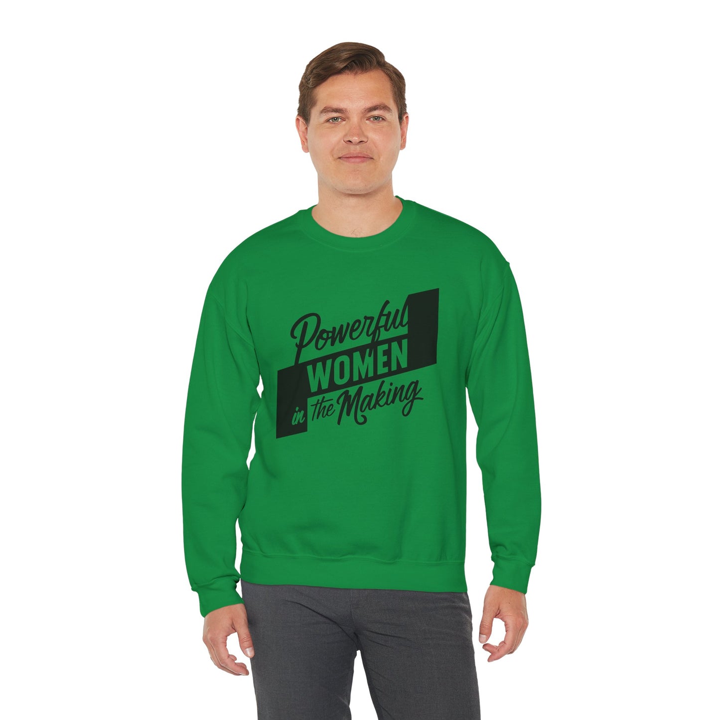 Powerful Women In The Making Unisex Heavy Blend™ Crewneck Sweatshirt