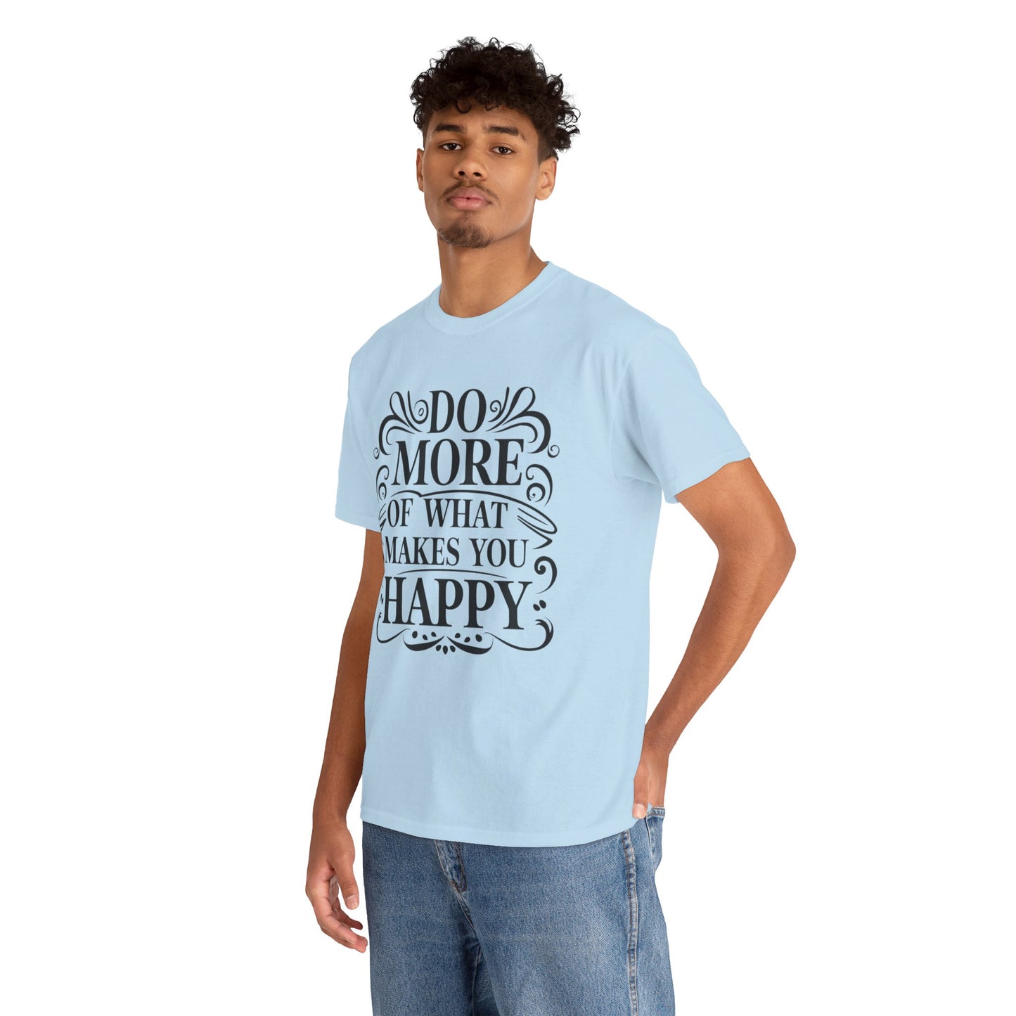 Do More Of What Printed T Shirt with Hearts
