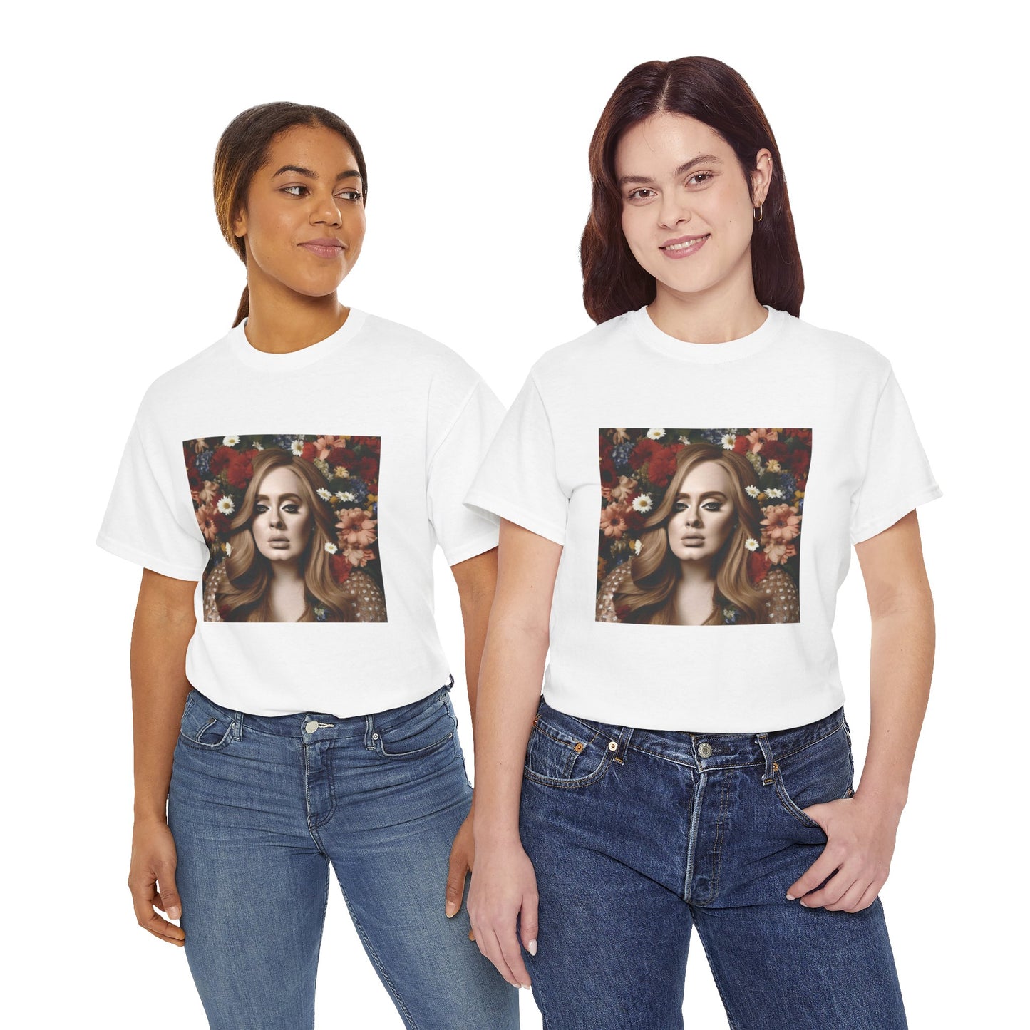 Adele T Shirt with Hearts
