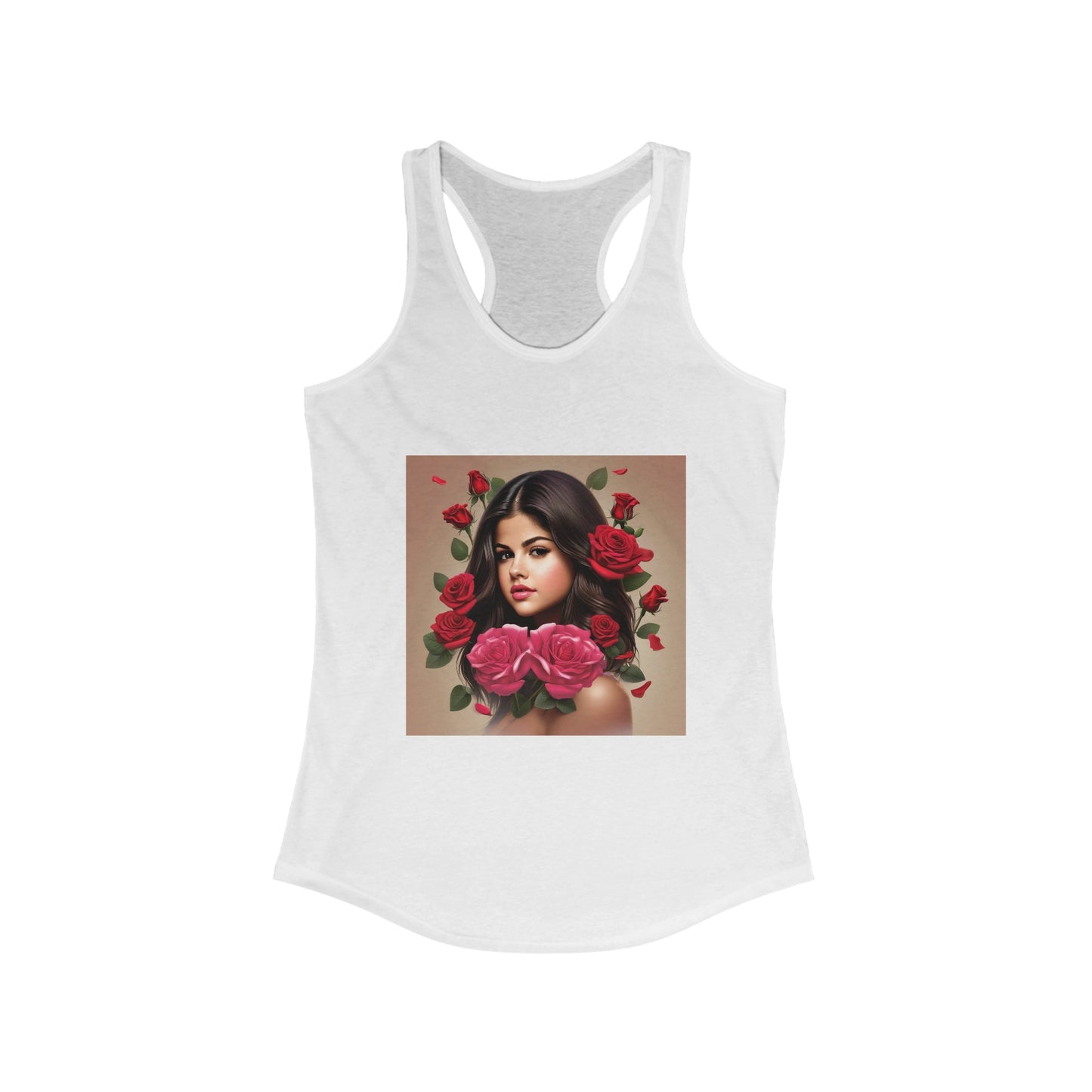 Selena Gomez Tank Top with Hearts