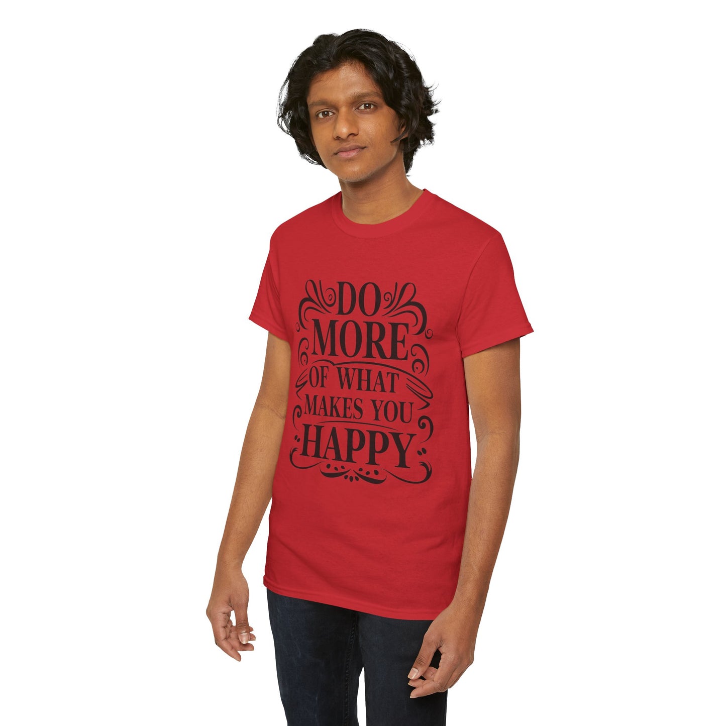 Do More Of What Printed T Shirt with Hearts