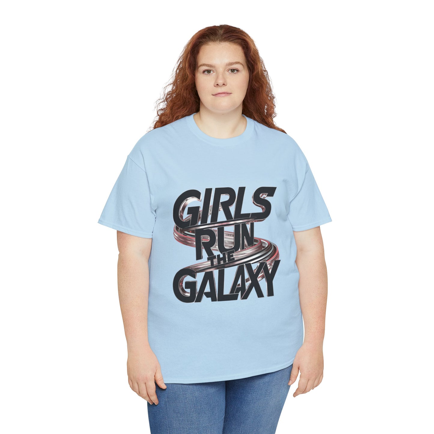 Girl Run The Galaxy T Shirt with Hearts