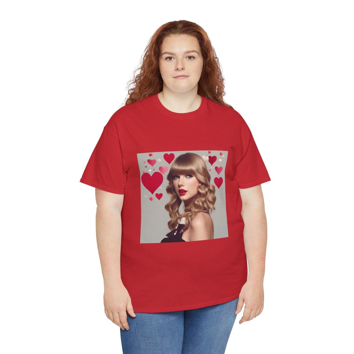 Taylor Swift T Shirt with Hearts