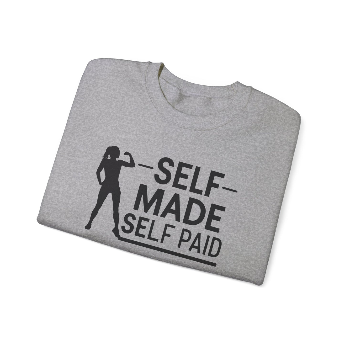 Self Made Self Paid Unisex Heavy Blend™ Crewneck Sweatshirt