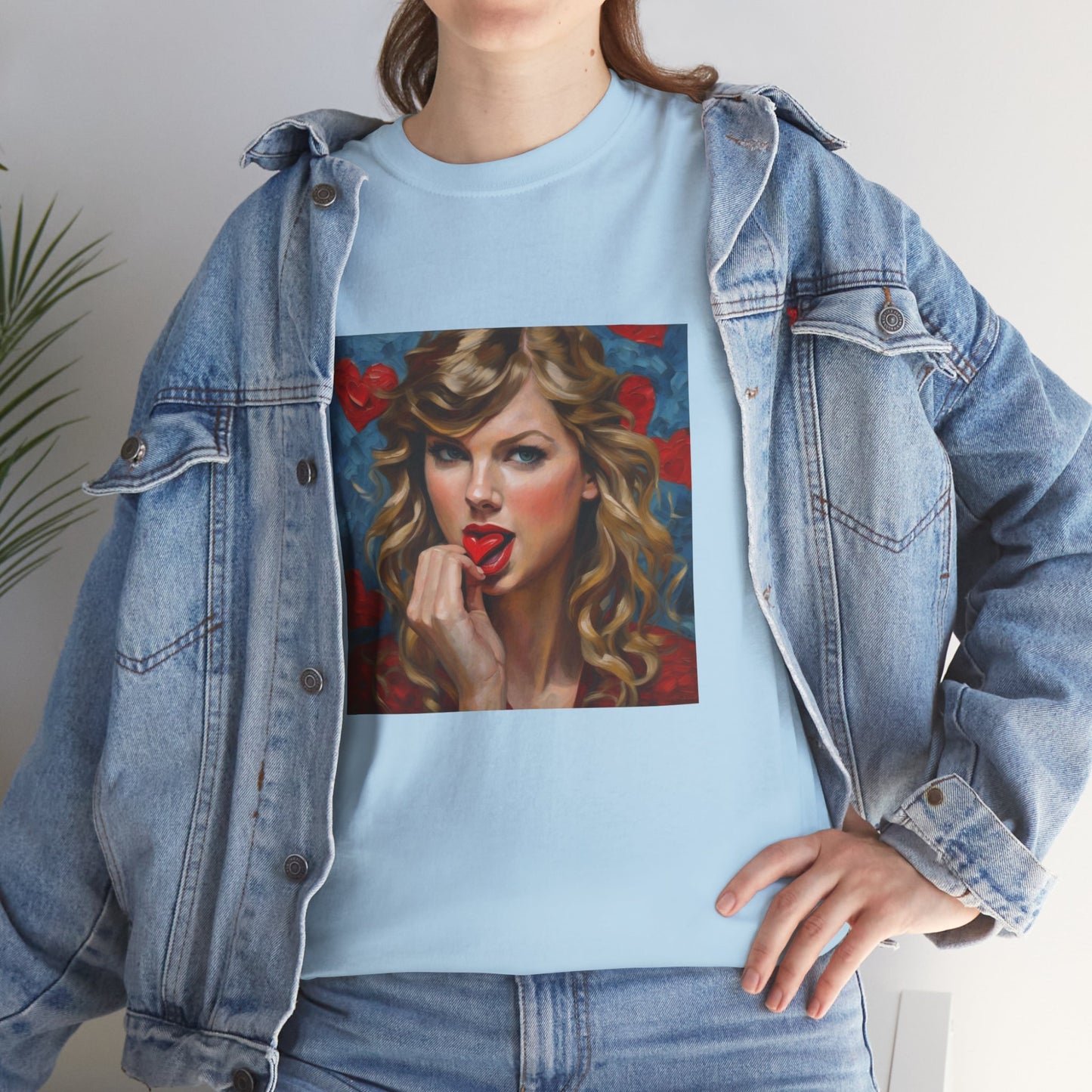 Taylor Swift T Shirt with Hearts