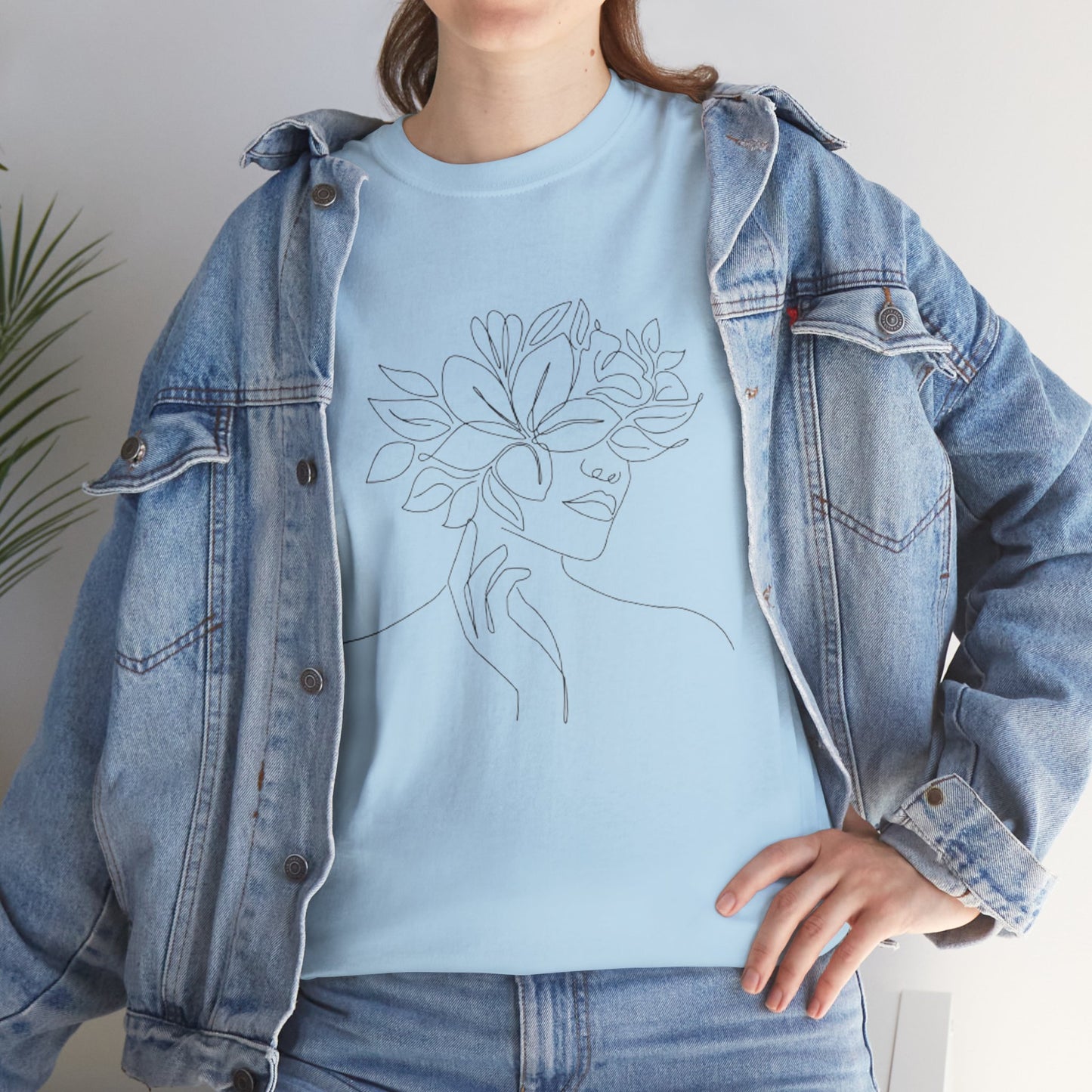 Women Artwork T Shirt with Hearts
