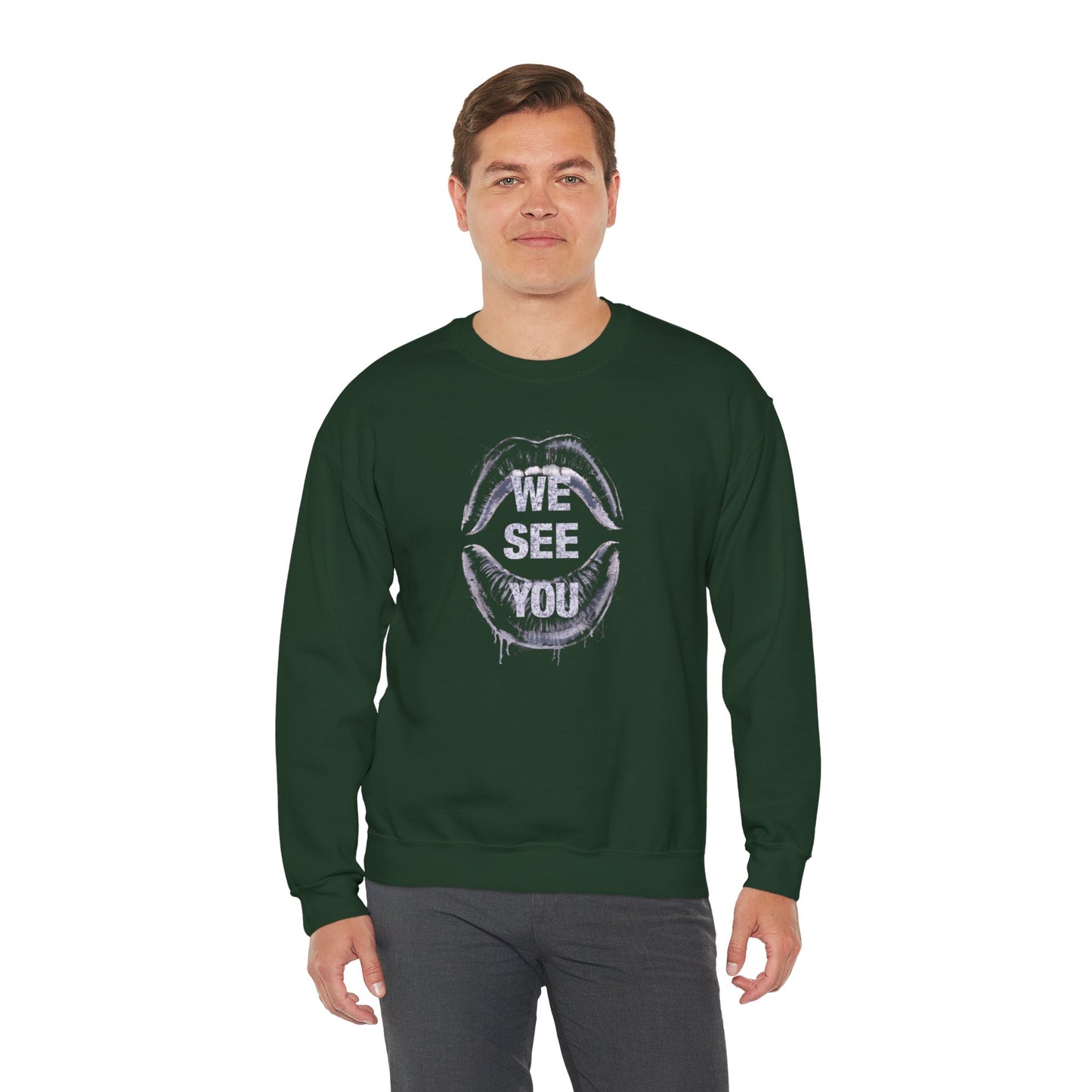 We See You Unisex Heavy Blend™ Crewneck Sweatshirt