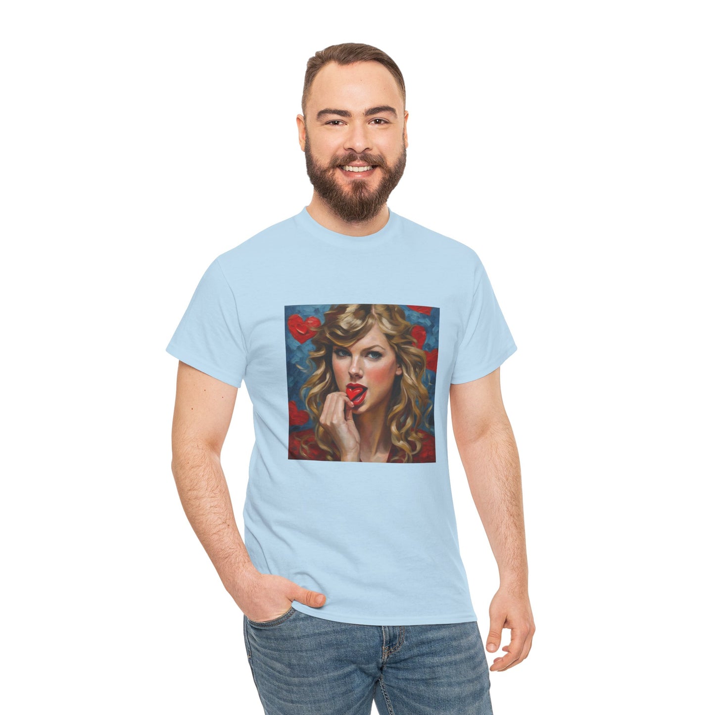 Taylor Swift T Shirt with Hearts