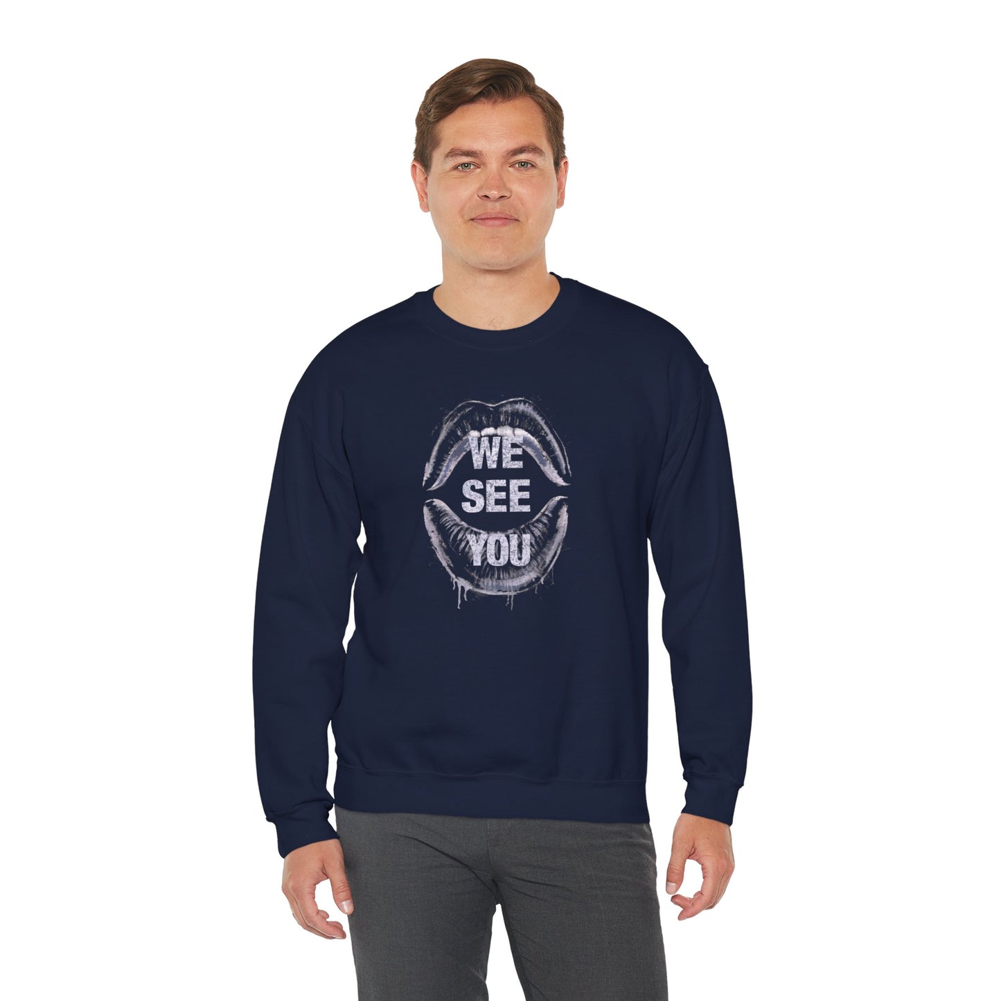 We See You Unisex Heavy Blend™ Crewneck Sweatshirt