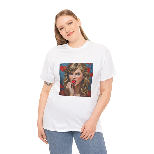 Taylor Swift T Shirt with Hearts
