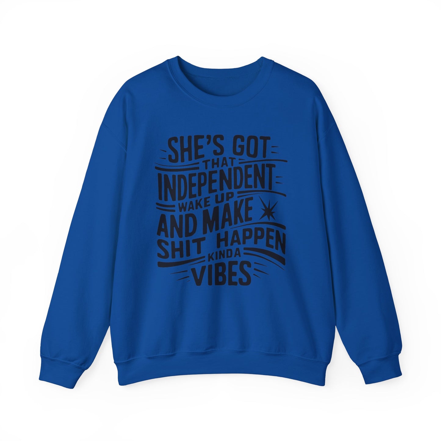 She's Got That Independent Wake Up Unisex Heavy Blend™ Crewneck Sweatshirt