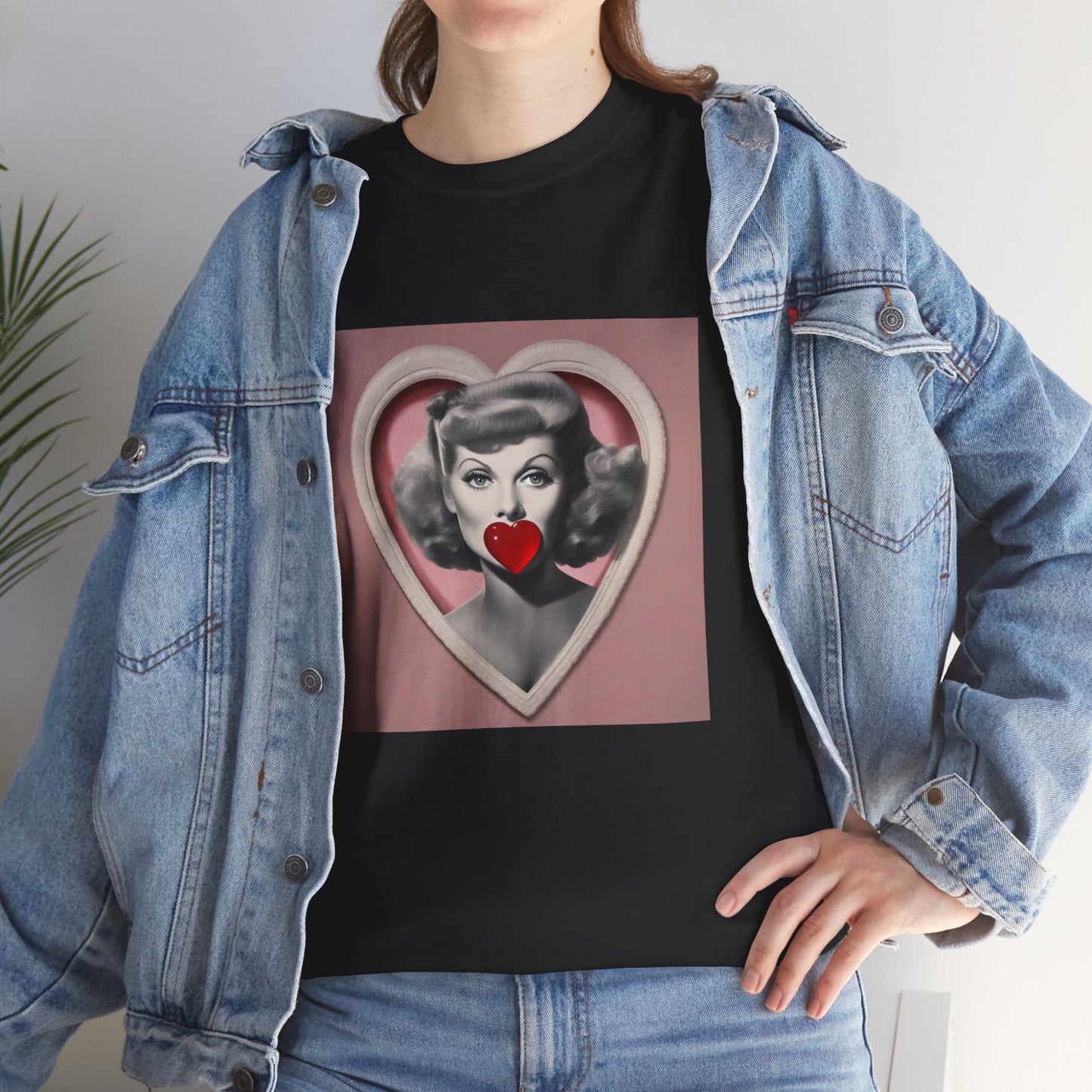 Miley Cyrus T Shirt with Hearts