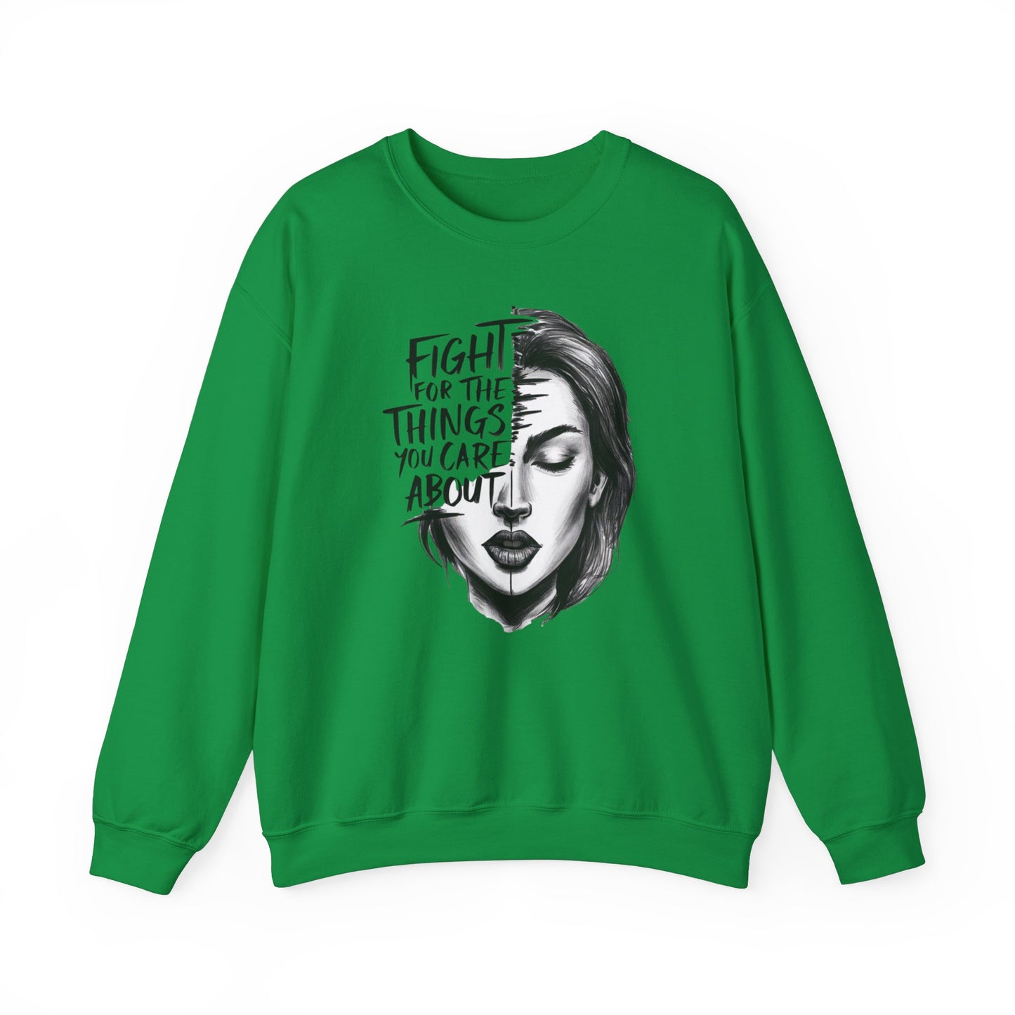 Fight For The Things You Care About Unisex Heavy Blend™ Crewneck Sweatshirt