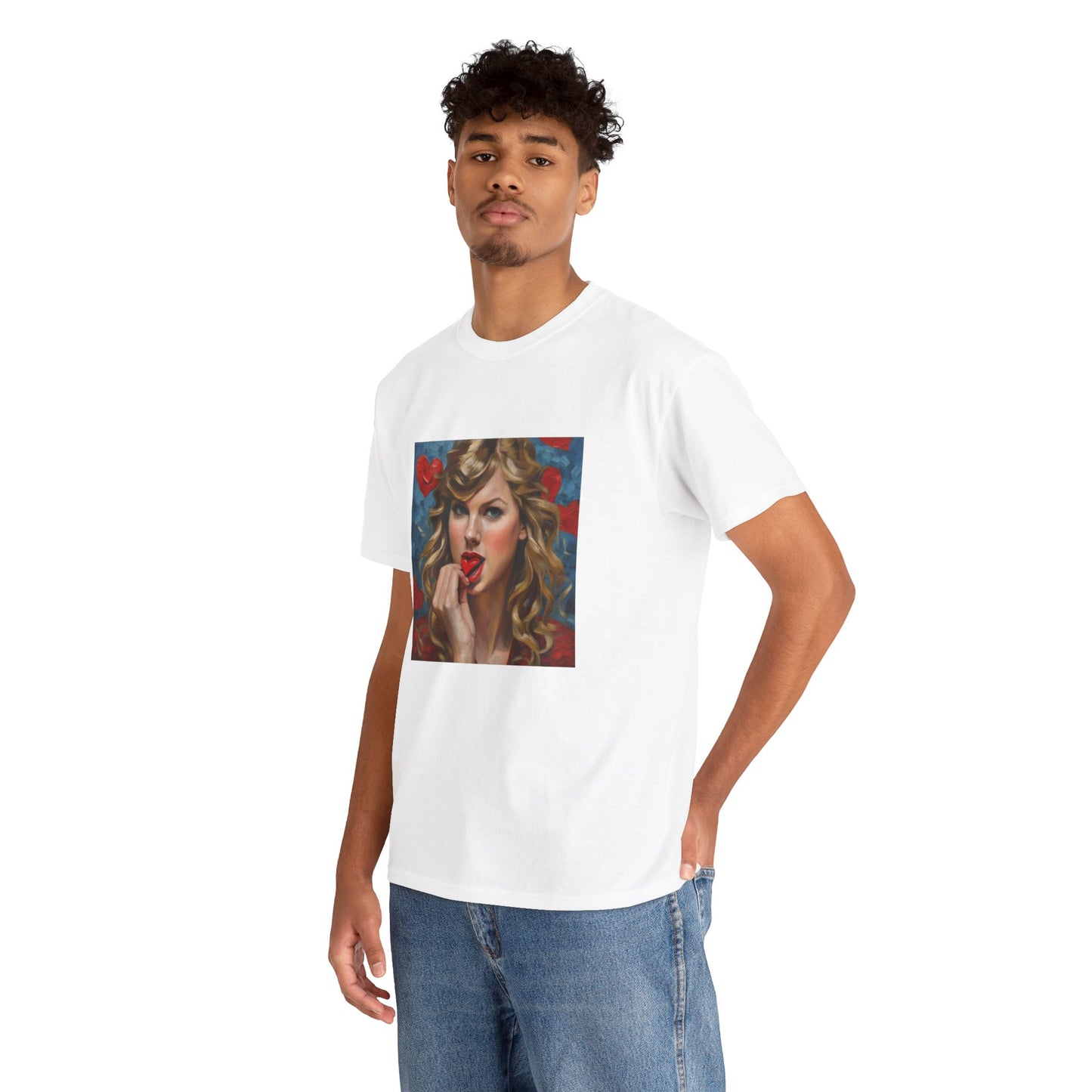 Taylor Swift T Shirt with Hearts