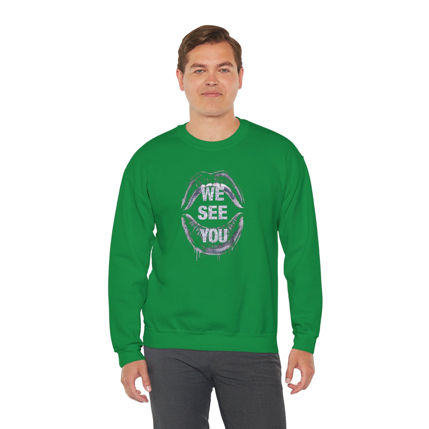 We See You Unisex Heavy Blend™ Crewneck Sweatshirt