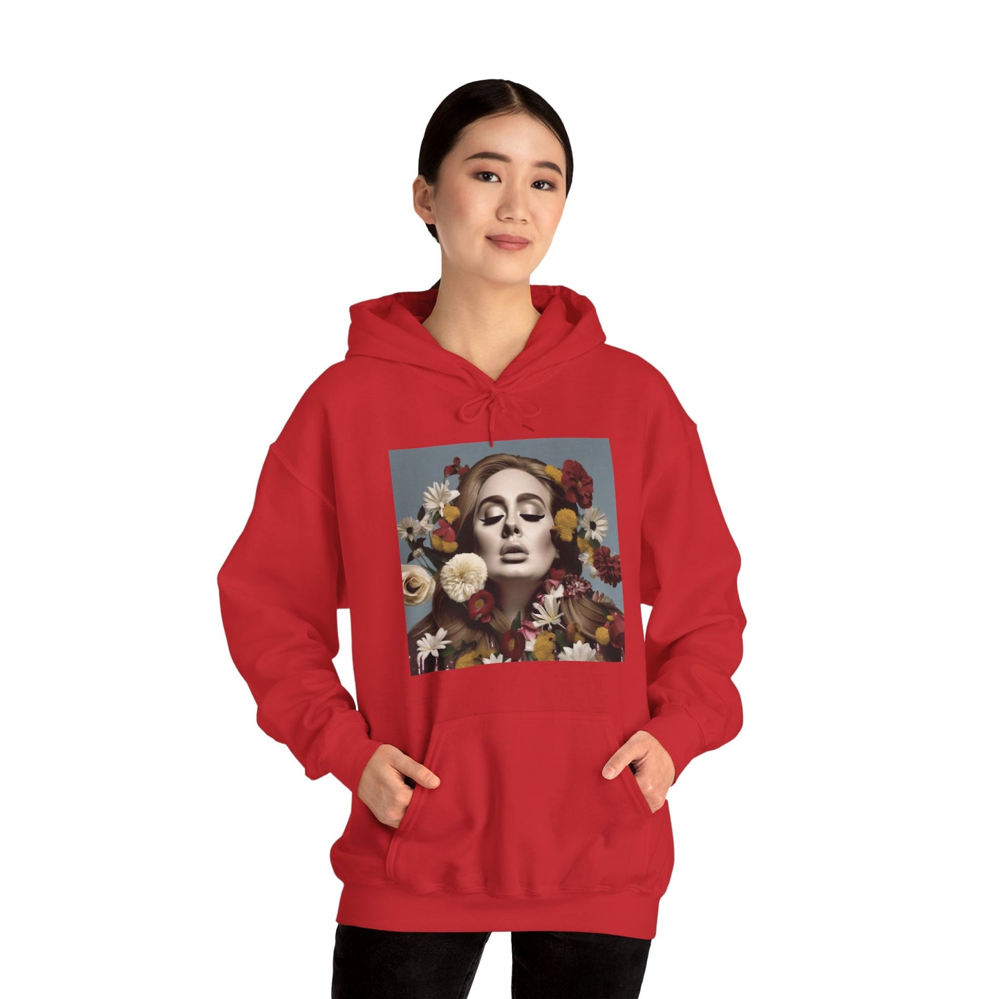 Adele Printed Unisex Heavy Blend™ Hooded Sweatshirt