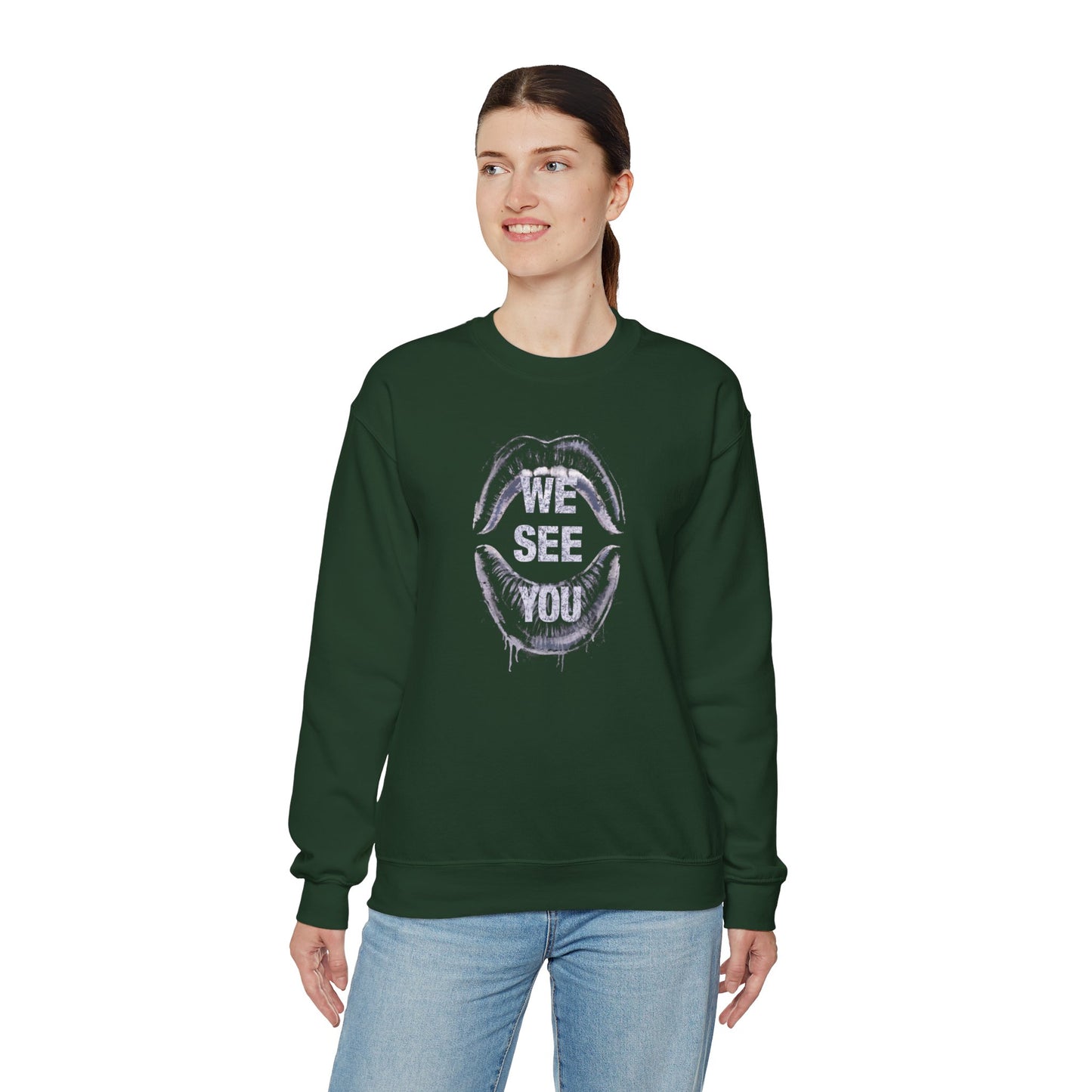 We See You Unisex Heavy Blend™ Crewneck Sweatshirt