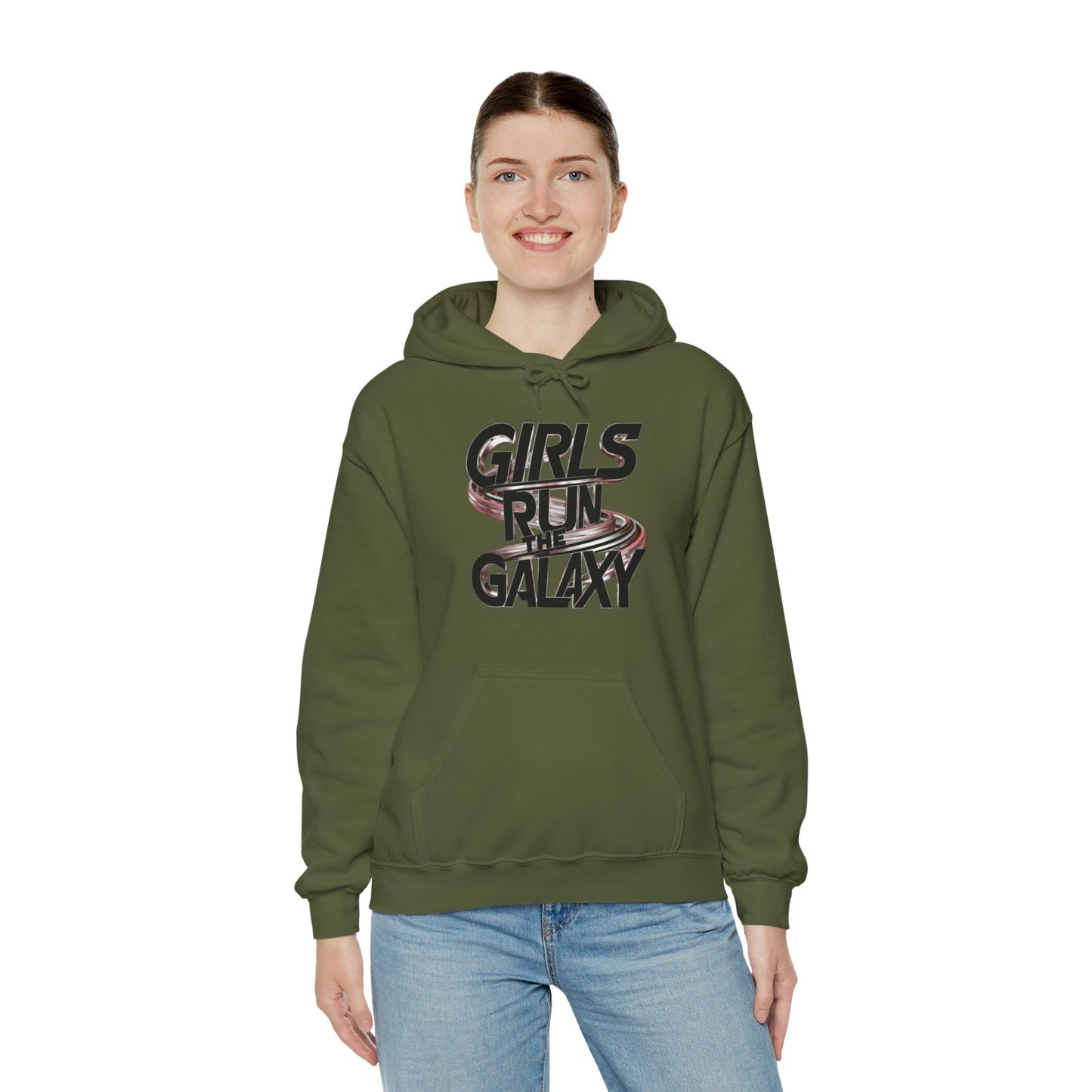 Girls Run Printed Unisex Heavy Blend™ Hooded Sweatshirt