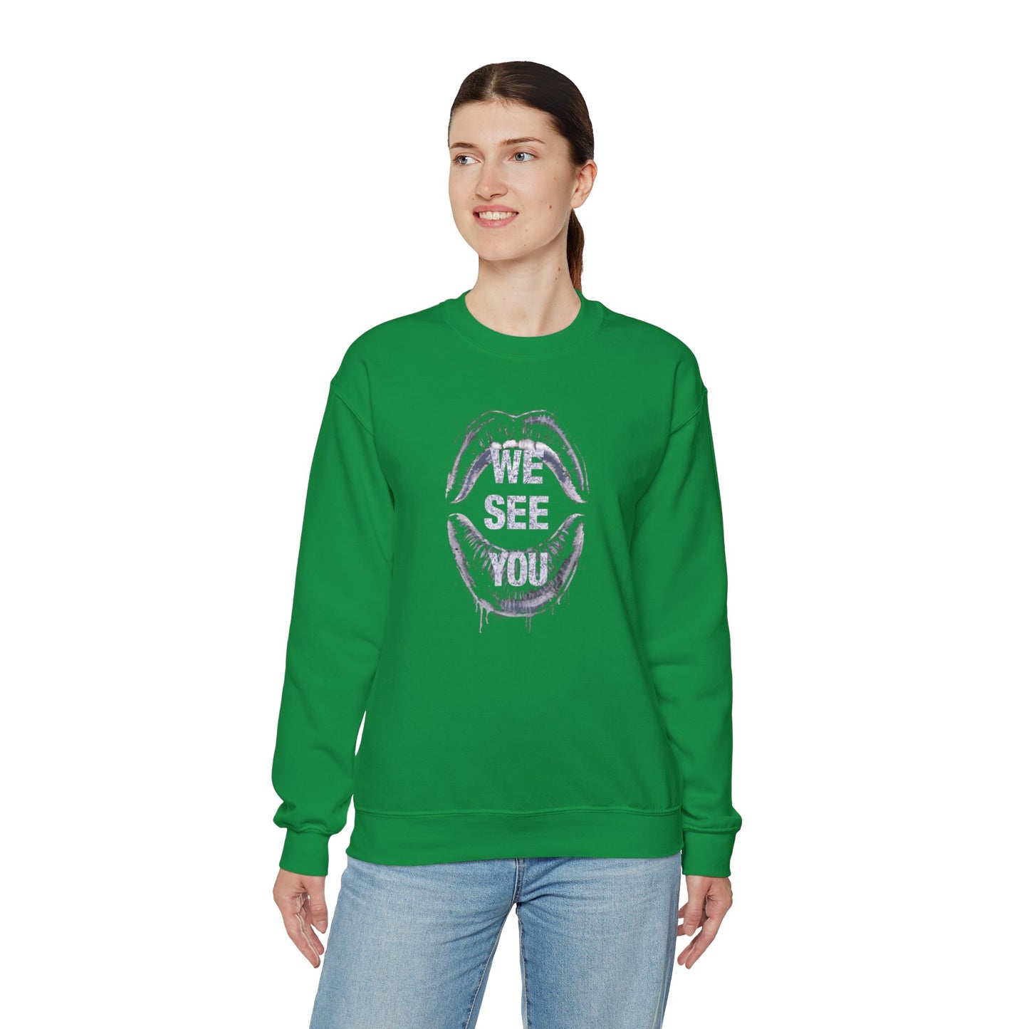 We See You Unisex Heavy Blend™ Crewneck Sweatshirt