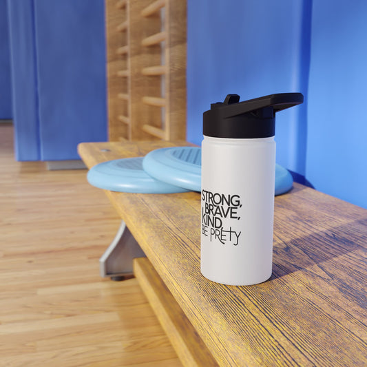 Strong Brave Stainless Steel Water Bottle, Standard Lid