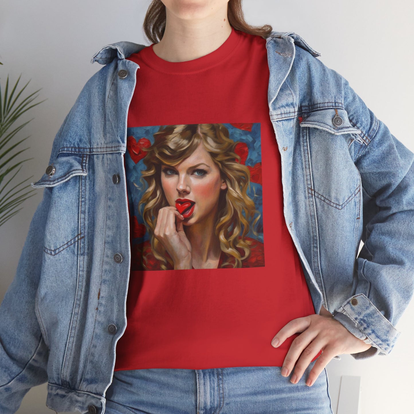 Taylor Swift T Shirt with Hearts