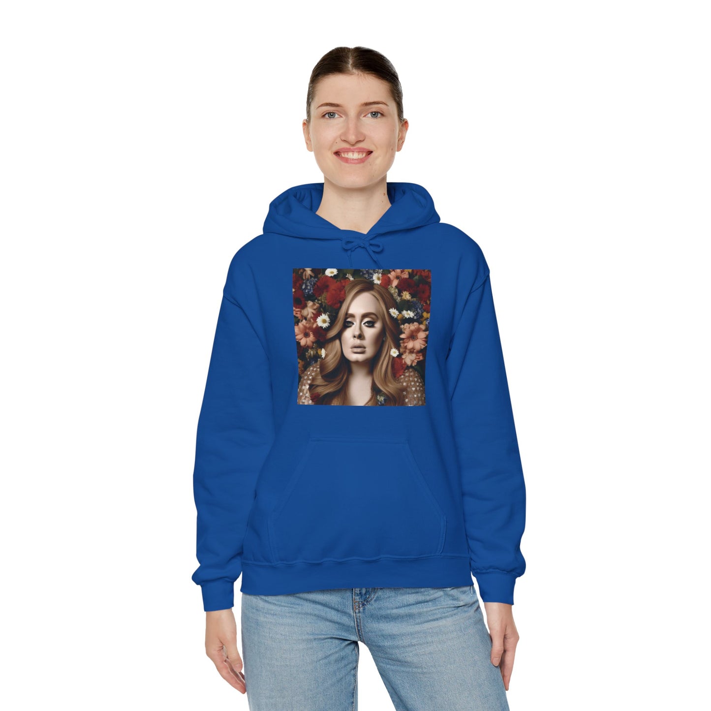 Adele Printed Unisex Heavy Blend™ Hooded Sweatshirt