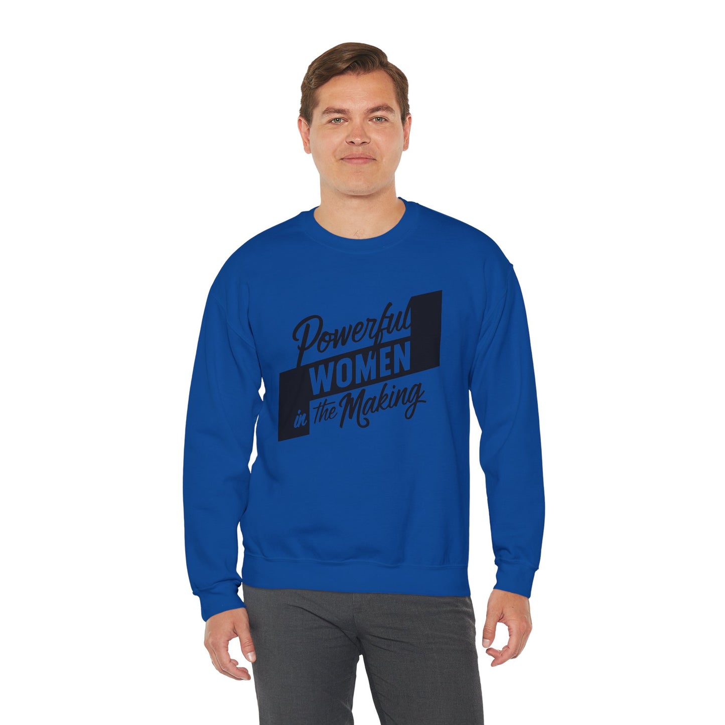 Powerful Women In The Making Unisex Heavy Blend™ Crewneck Sweatshirt