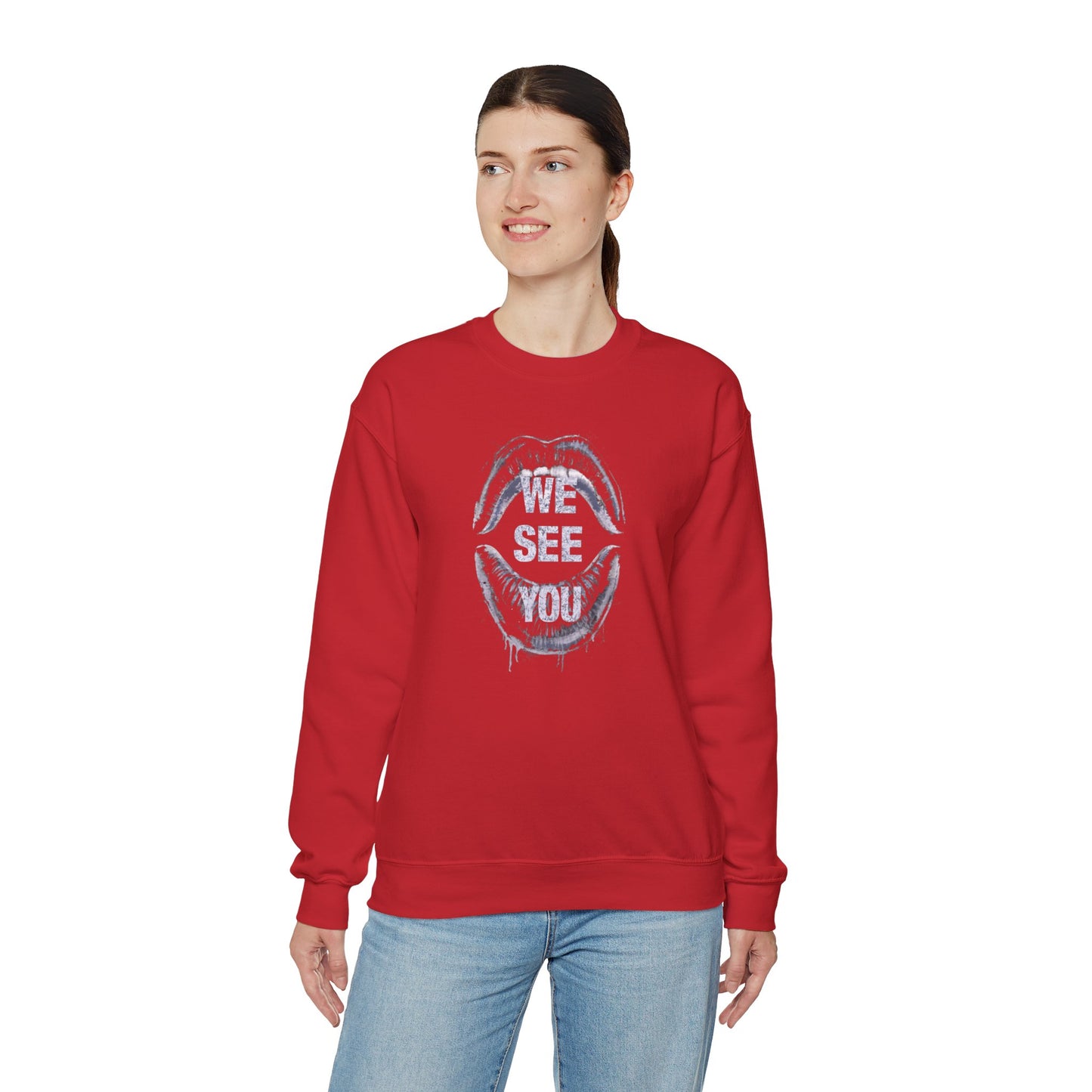 We See You Unisex Heavy Blend™ Crewneck Sweatshirt