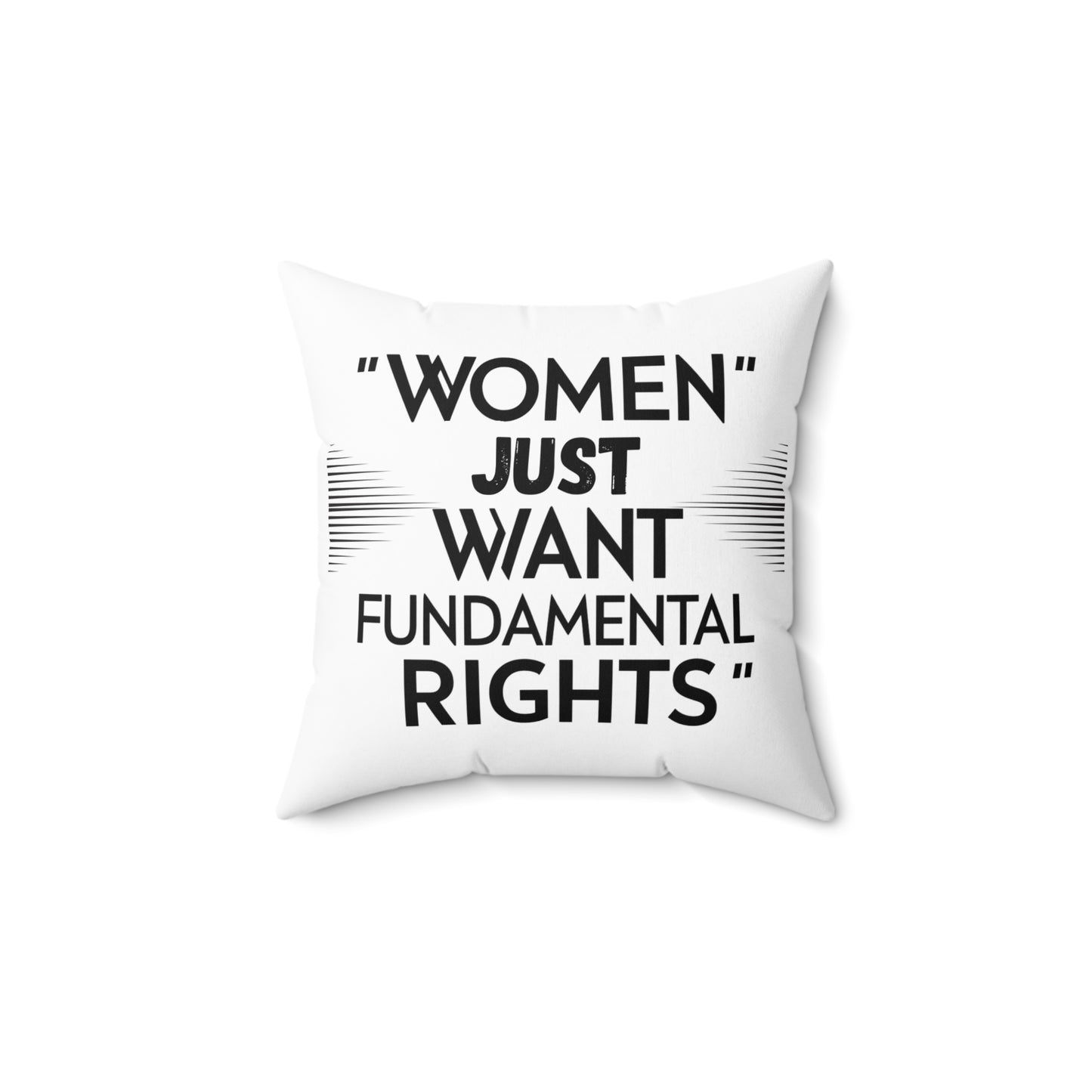 Women Spun Polyester Square Pillow