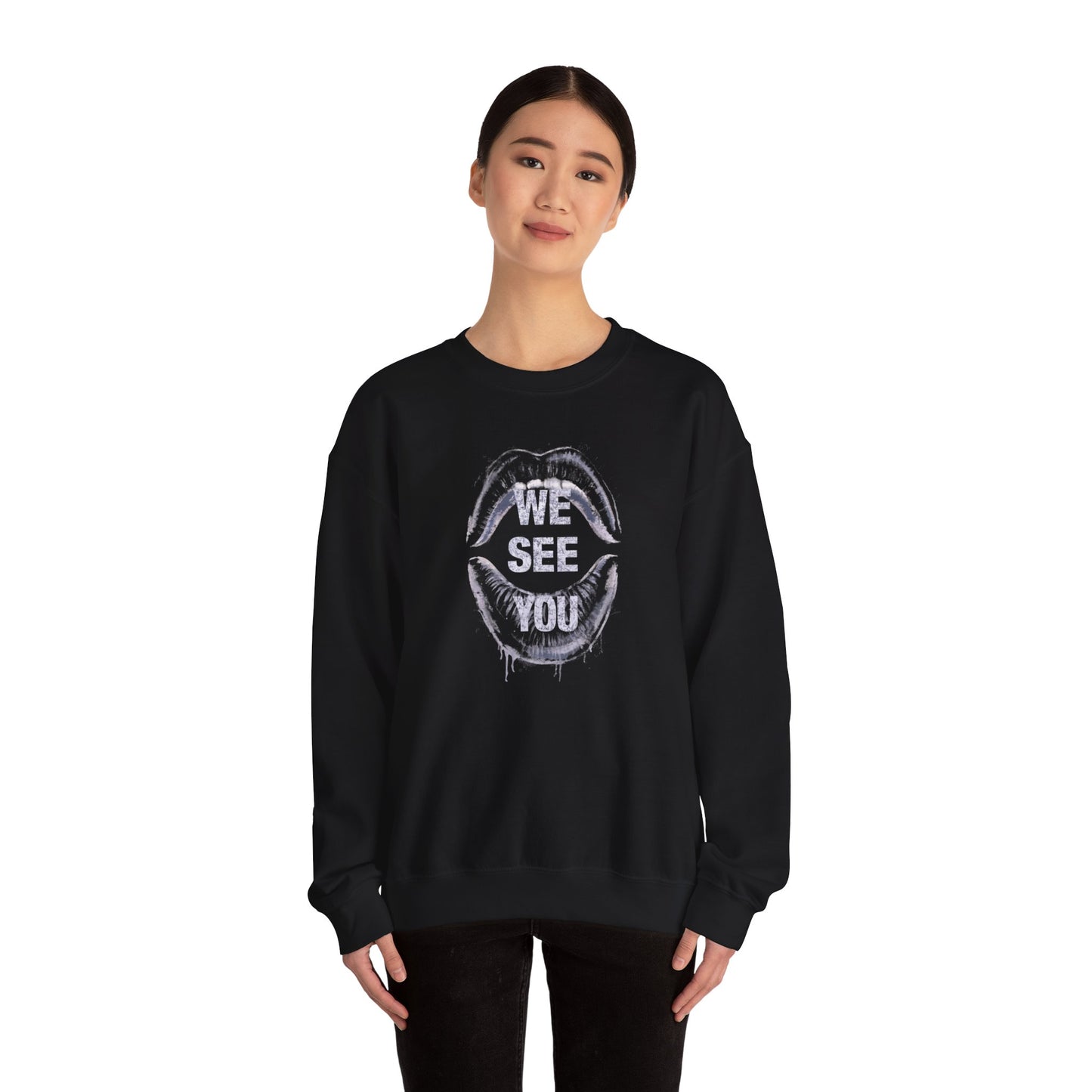 We See You Unisex Heavy Blend™ Crewneck Sweatshirt