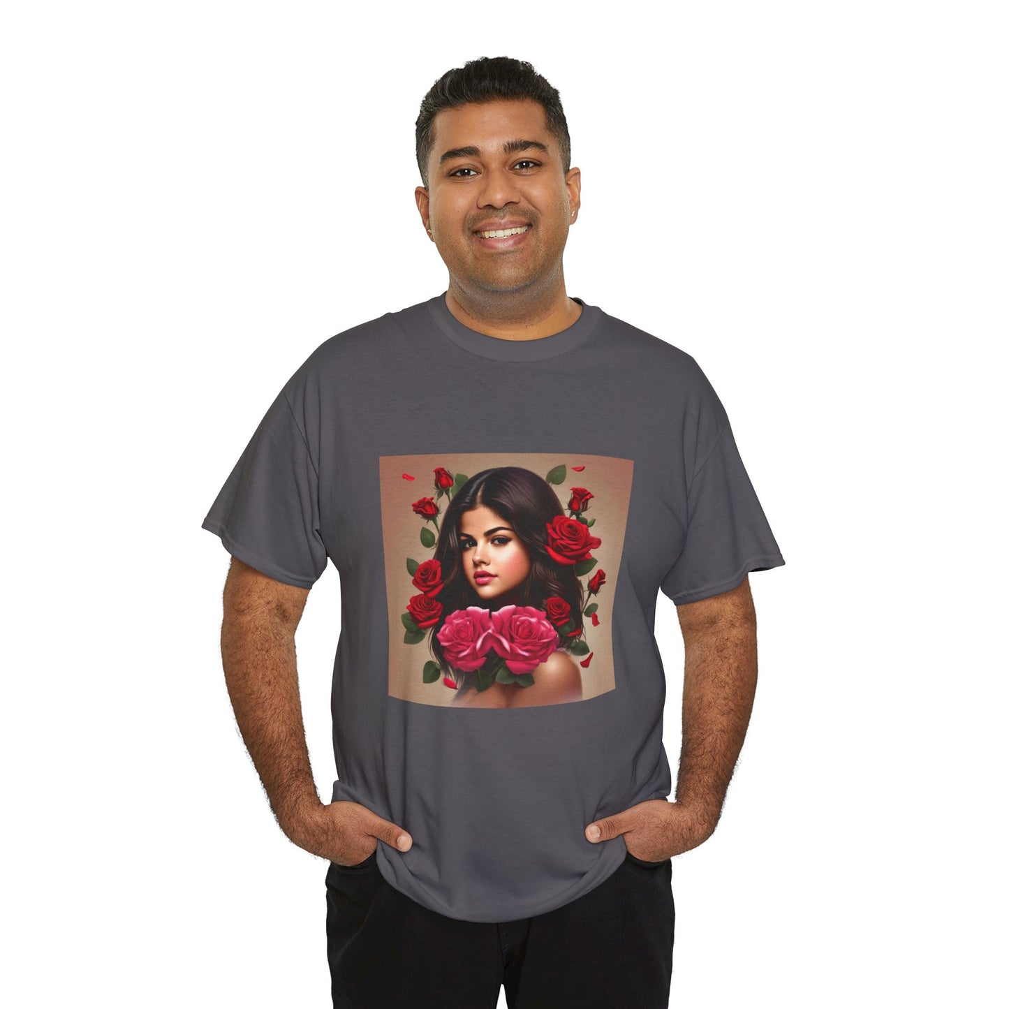 Selena Gomez T Shirt with Hearts