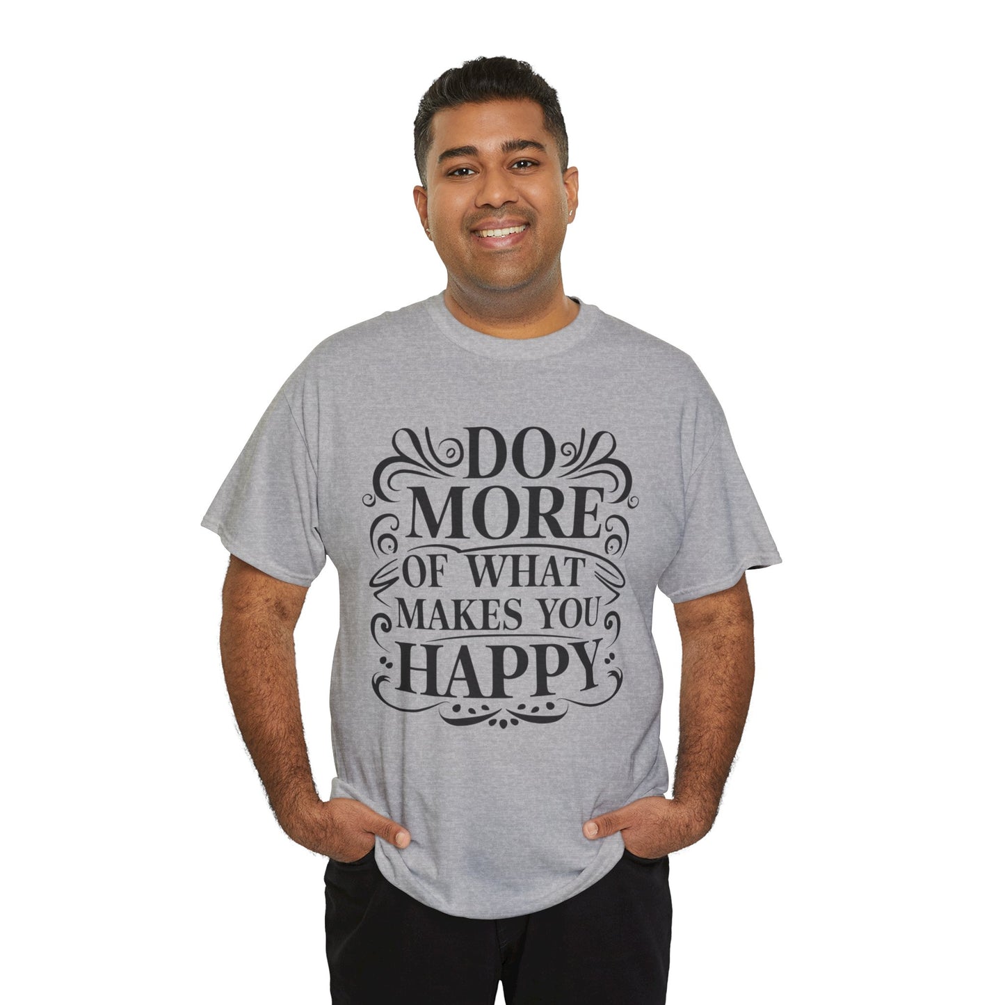 Do More Of What Printed T Shirt with Hearts