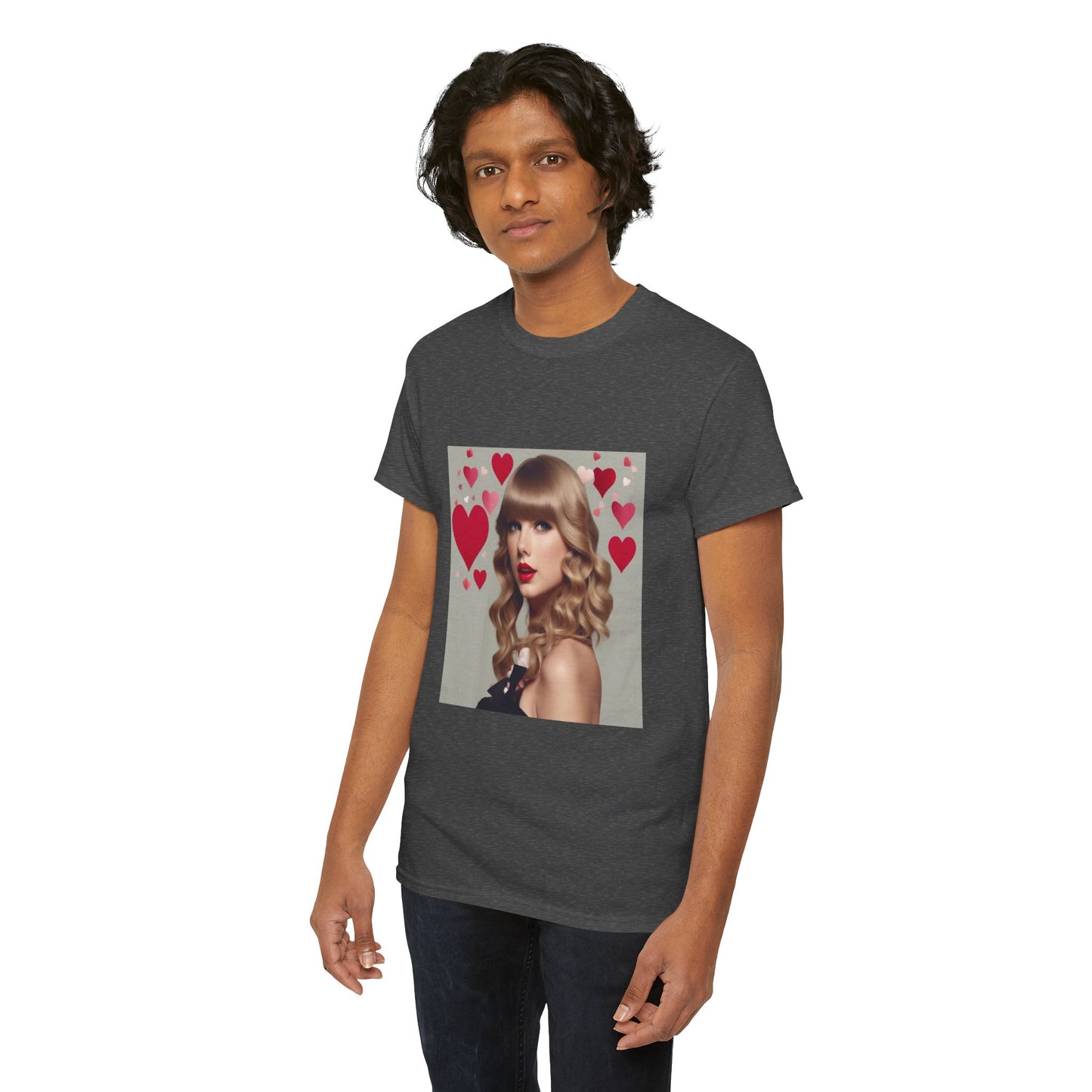 Taylor Swift T Shirt with Hearts
