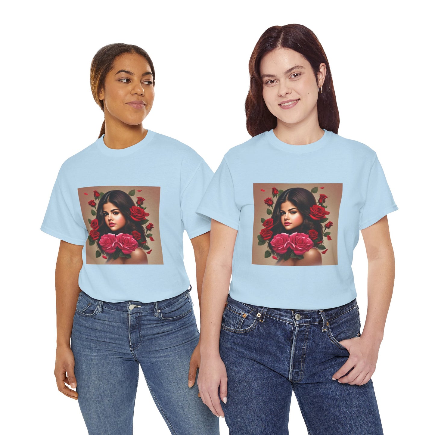 Selena Gomez T Shirt with Hearts