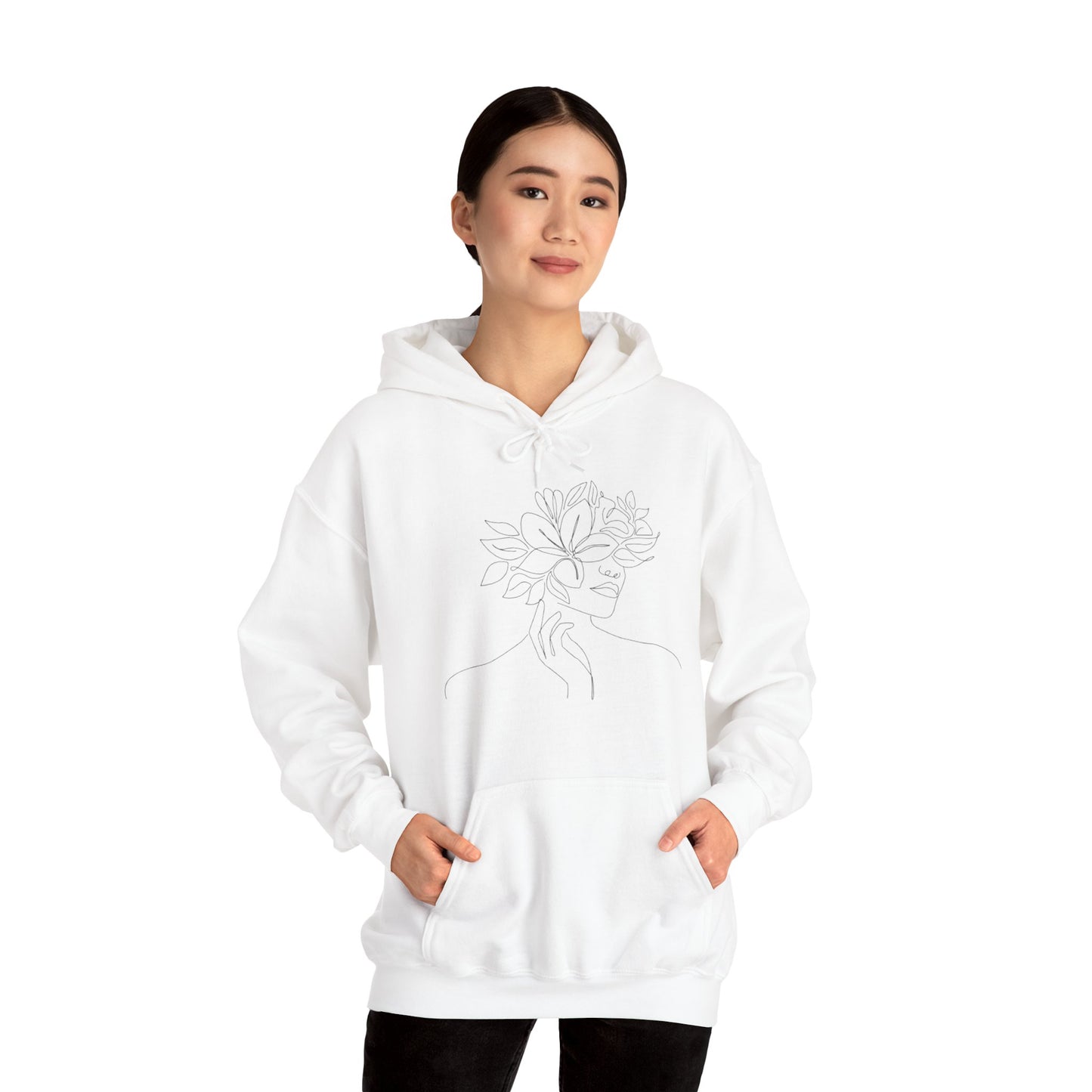 Women Artwork Unisex Heavy Blend™ Hooded Sweatshirt