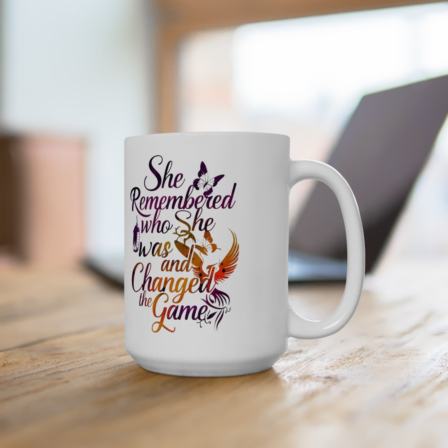 She Remembered Printed Ceramic Mug, (11oz, 15oz)