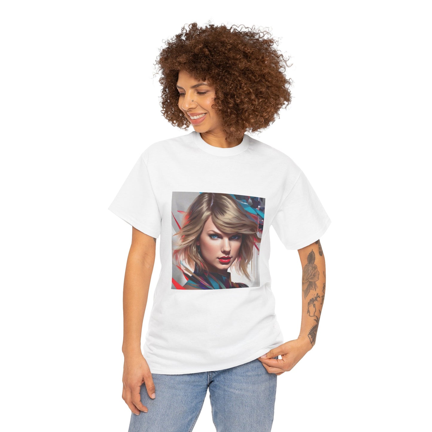 Taylor Swift T Shirt with Hearts
