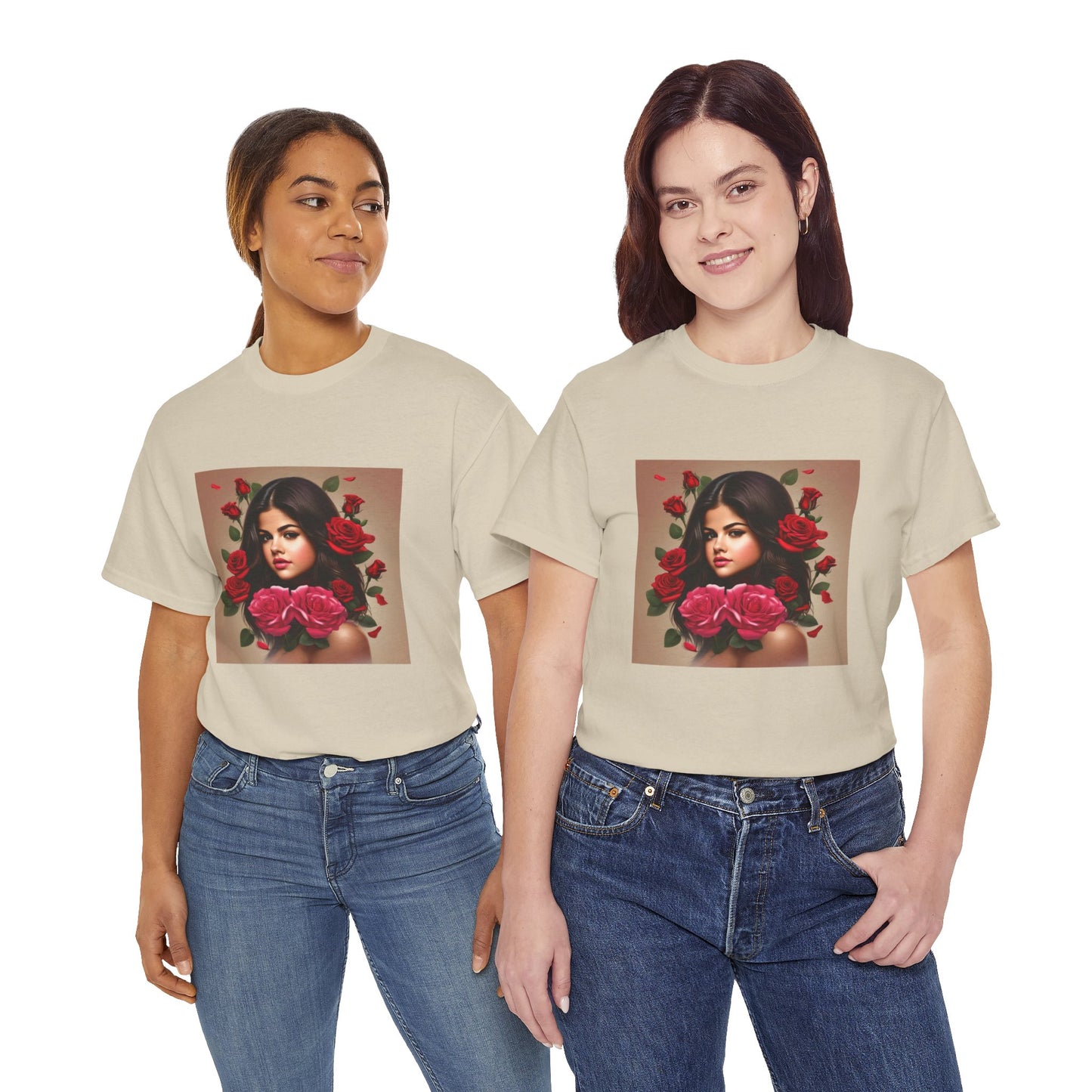 Selena Gomez T Shirt with Hearts