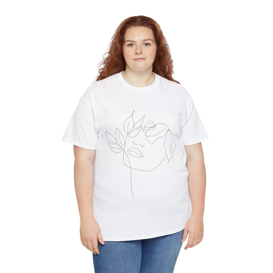 Women Artwork T Shirt with Hearts
