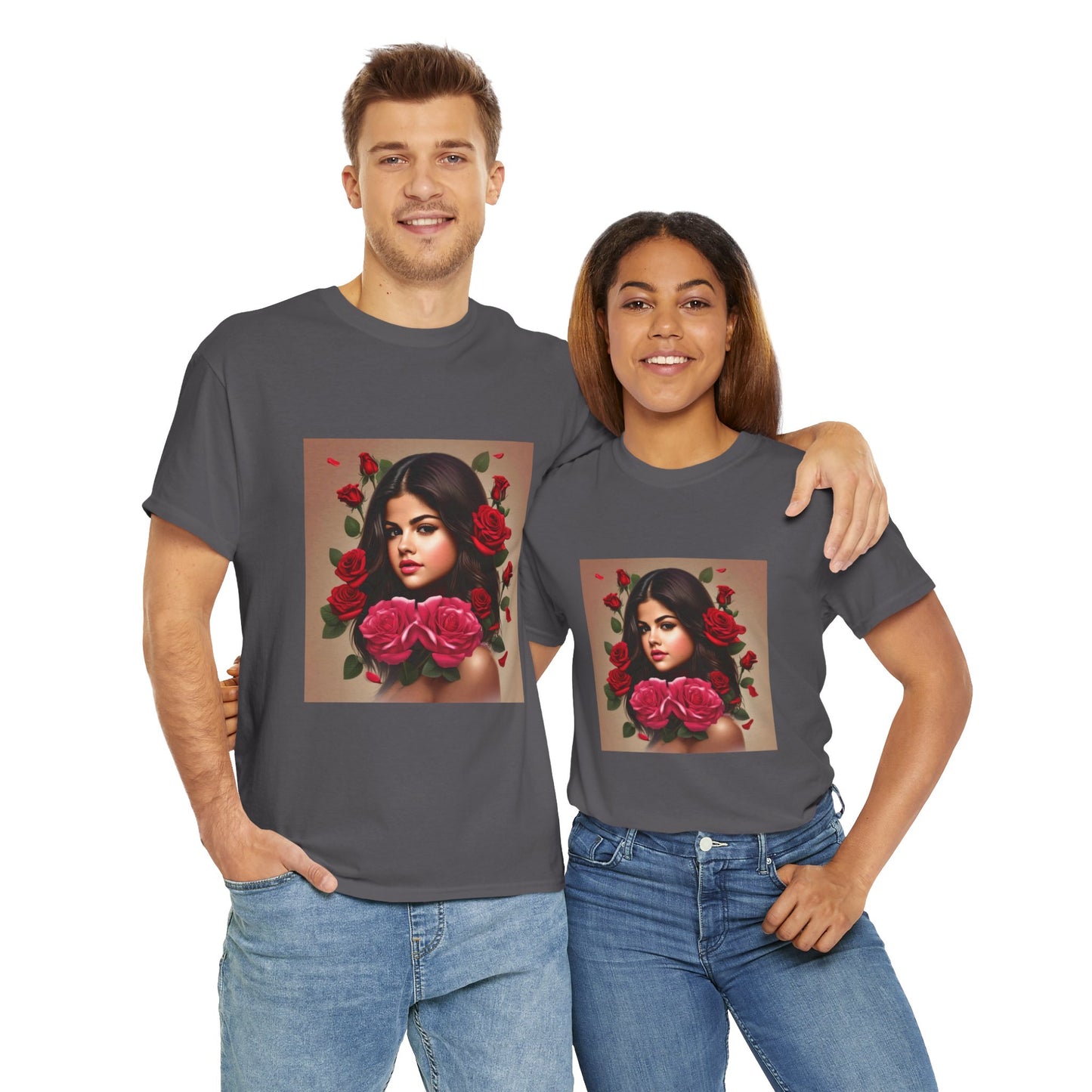 Selena Gomez T Shirt with Hearts